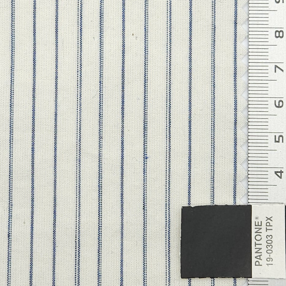 Pencil Stripe YarnDyed Cotton Woven Fabric - FAB 1745 - 2.Multi
