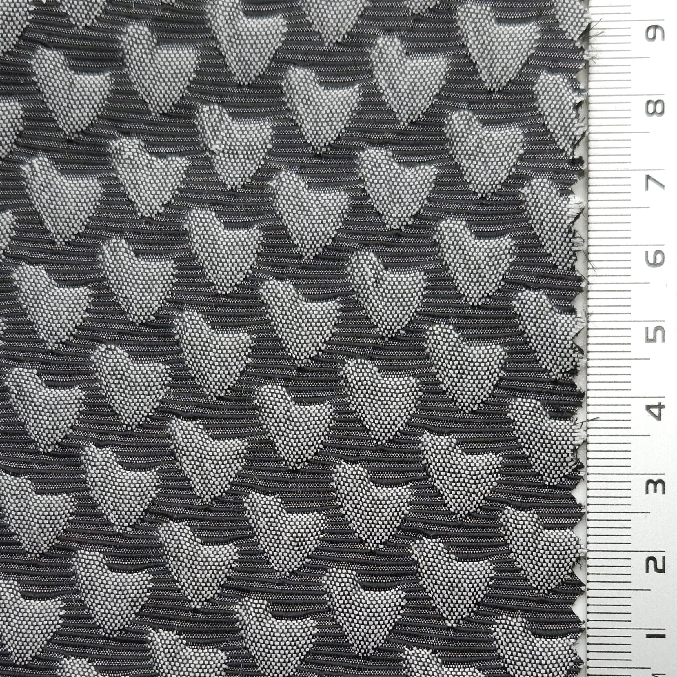 Jacquard YarnDyed Polyester Woven Fabric - FAB 1621 - 2.Grey