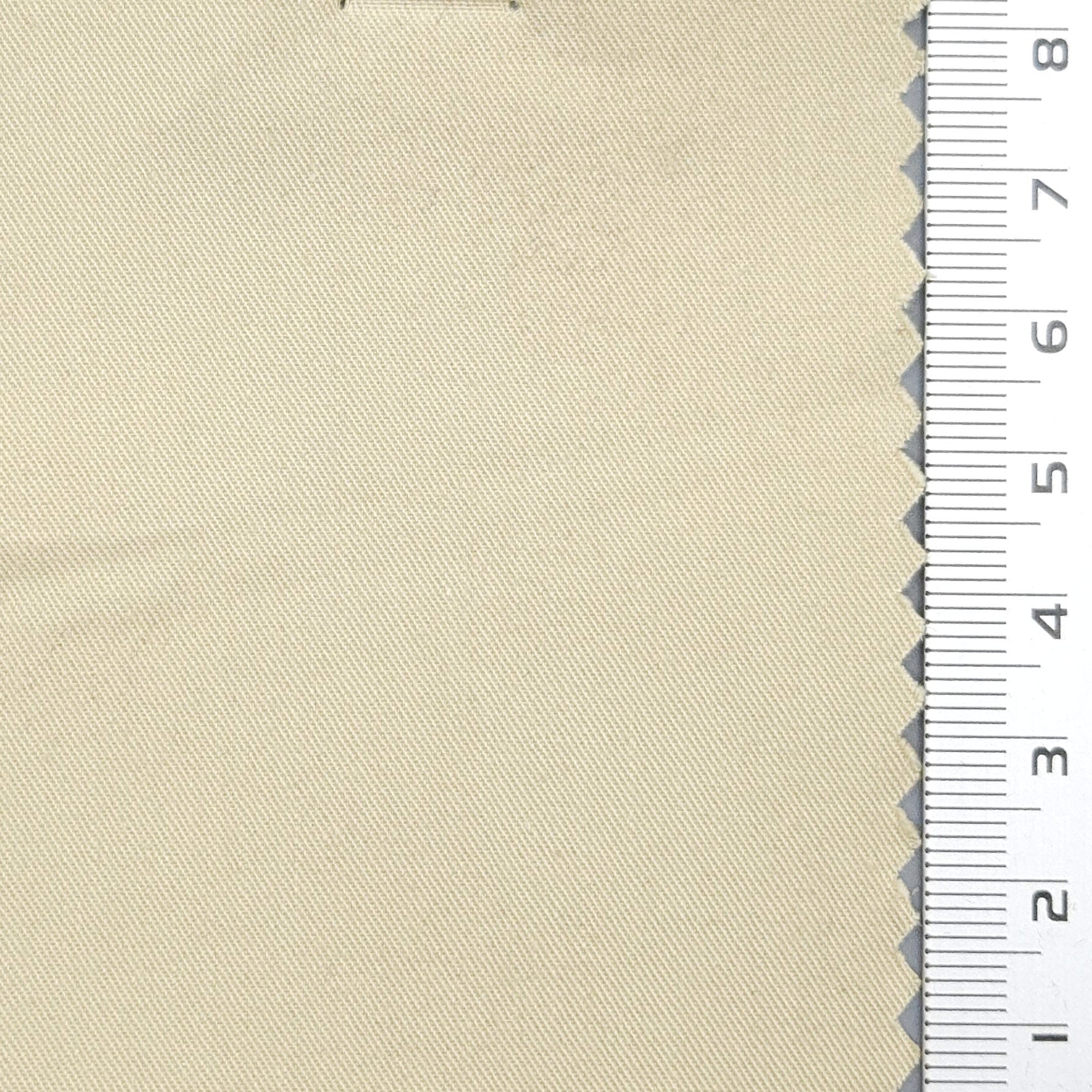 30s High Density Solid Twill Washing Cotton Woven Fabric - FAB 1672 - 2.Apricot White