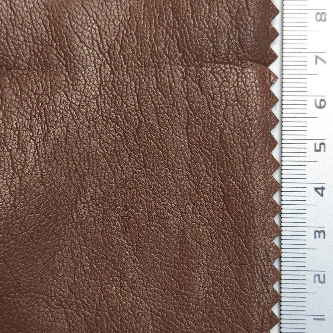 Solid Leather Polyurethane Woven Fabric - FAB 1602 - 2.Brown