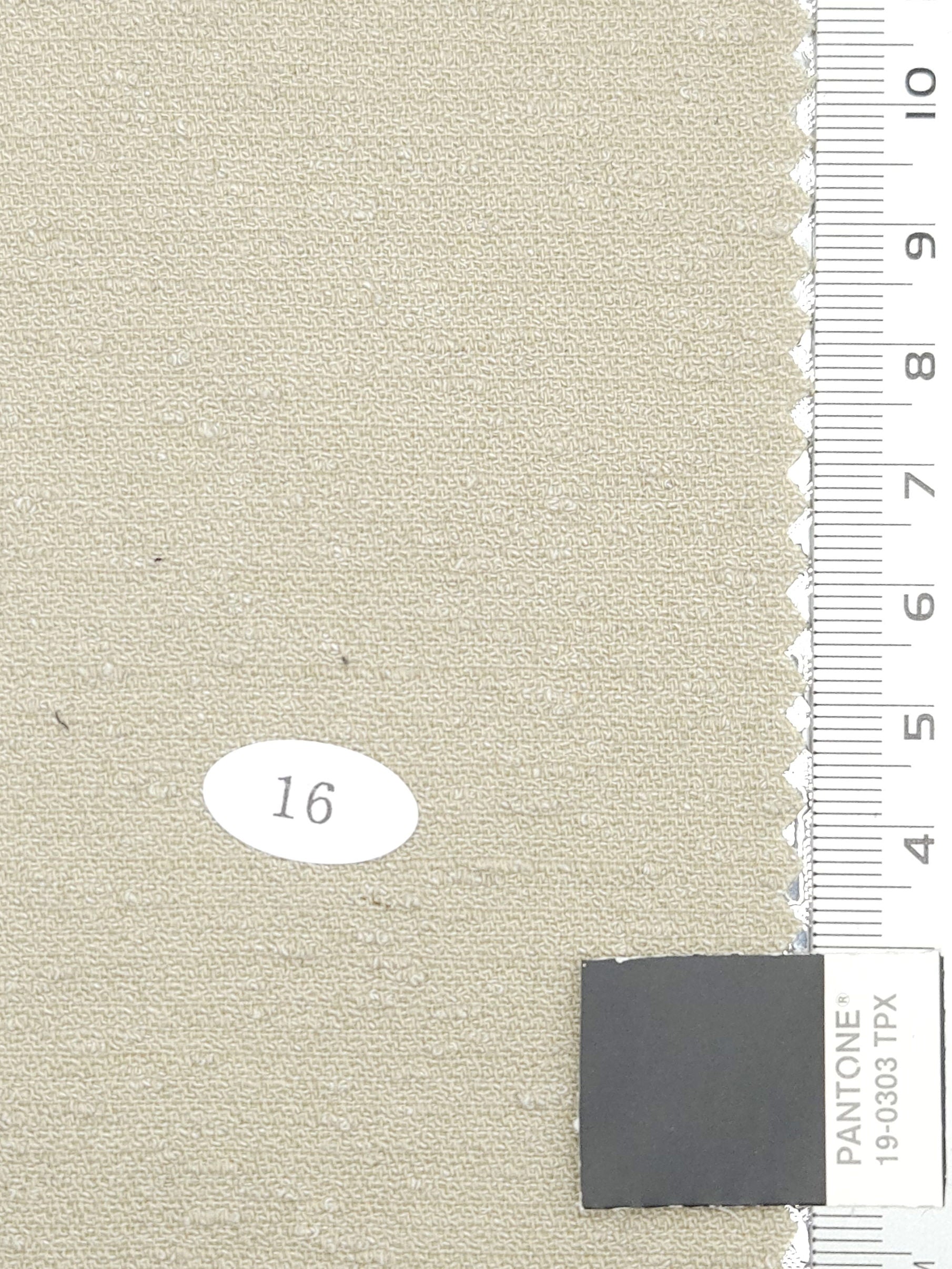 Solid Dobby Washing Linen Cotton Polyester Rayon Nylon Woven Fabric - FAB 1710 - 2.Pastel Grey