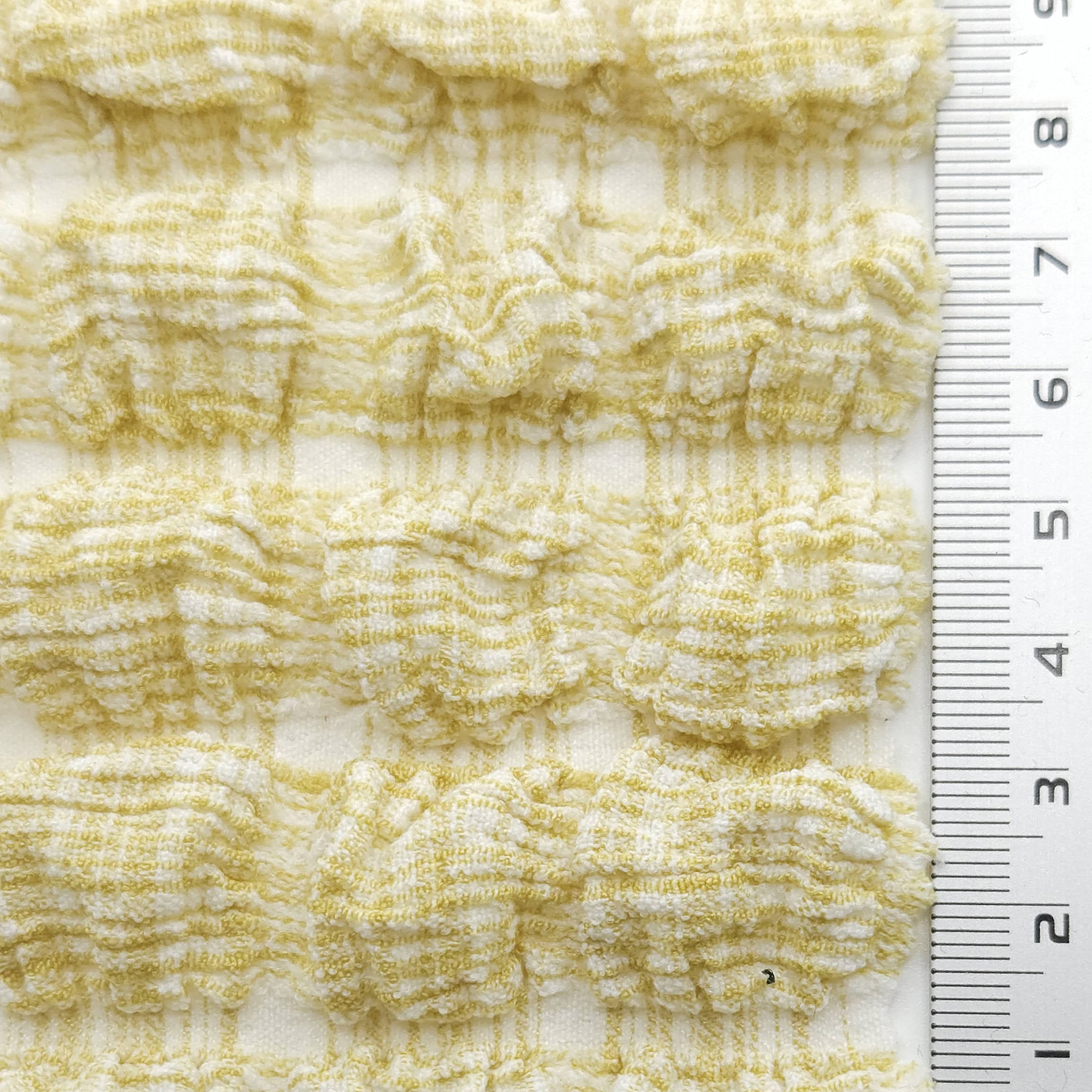 1.Black-2.Mustard-3.Wine-4.Red-5.Blue - Check Fukuro Quilting Polyester Spandex Woven Fabric - FAB 1617