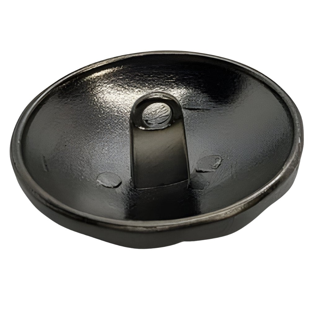 Cast Metal Crest Button, Black Nickel Finish, 15~25mm, Costume & Accessories Supply - FBTN280 - Nickel / 15mm-Nickel / 18mm-Nickel / 21mm-Nickel / 23mm-Nickel / 25mm