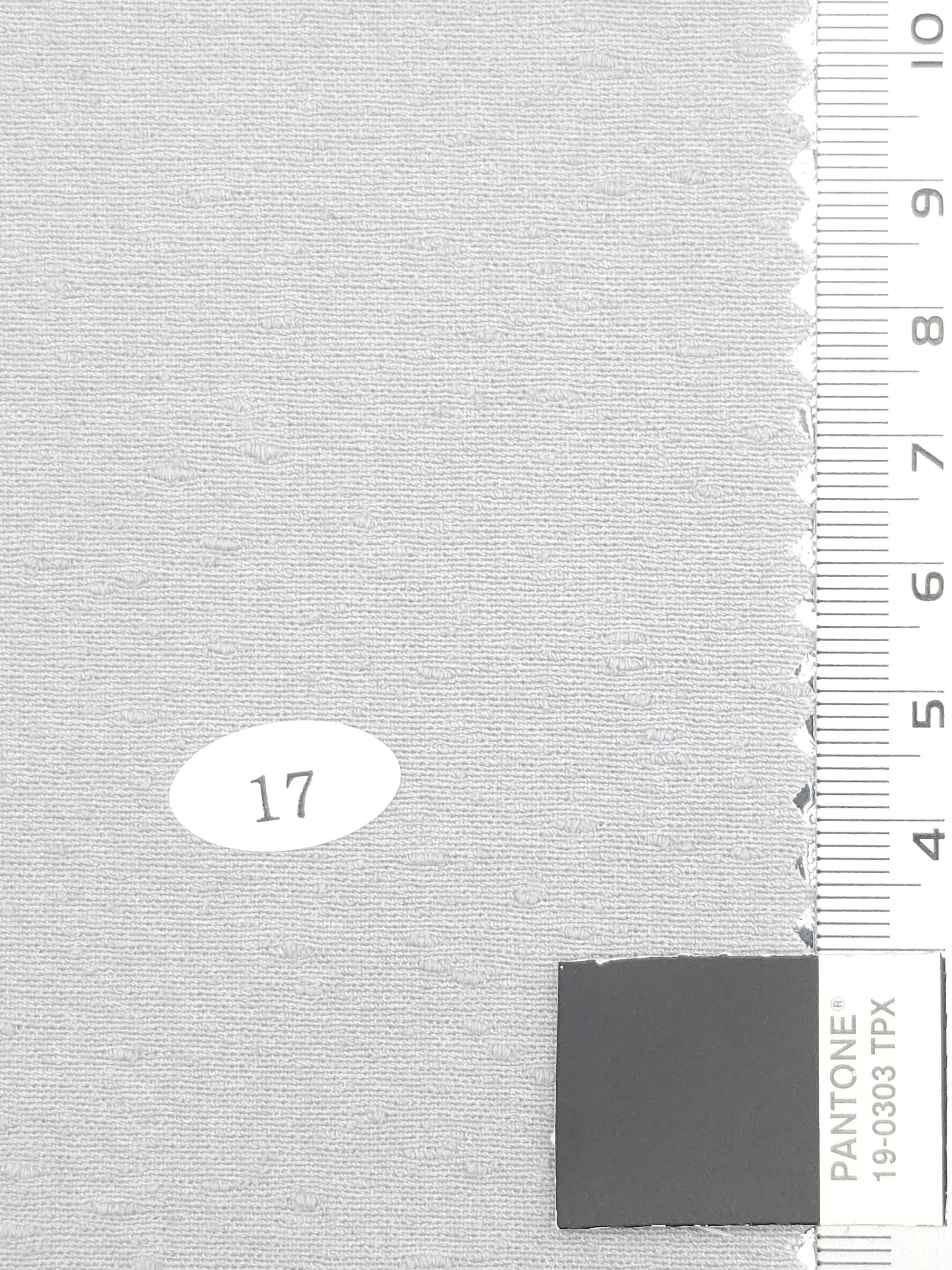 Solid Enzyme Recycled Slub Washing Polyester Rayon Cotton Woven Fabric - FAB 1712 - 2.Moon Mist
