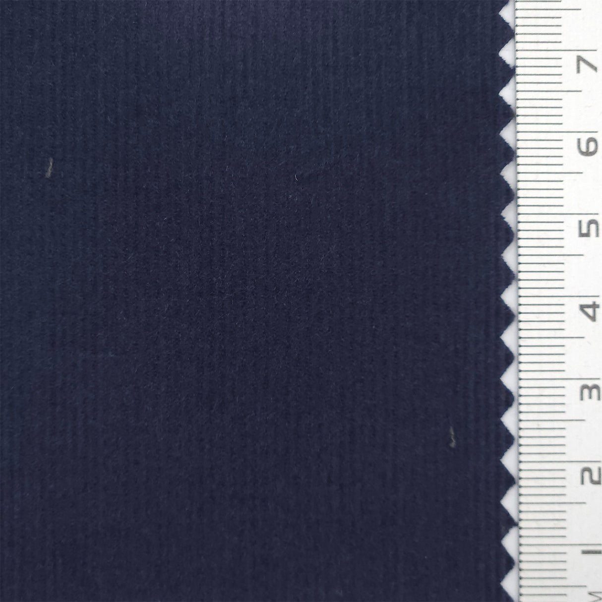 21 Wale Solid Corduroy Cotton Woven Fabric - FAB1747 - Navy blue
