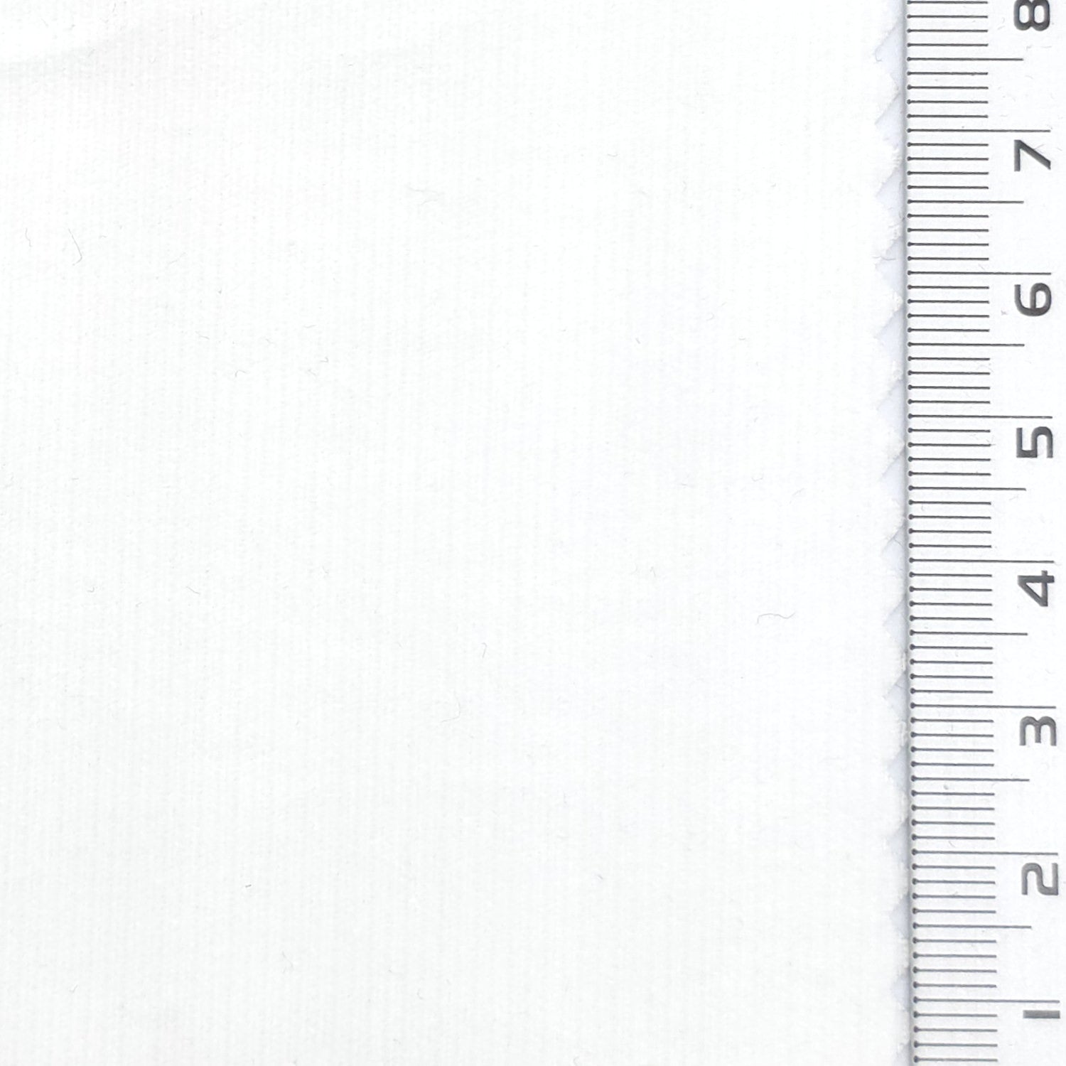 21 Wale Solid Corduroy Cotton Woven Fabric - FAB 1747 - V2-32: White