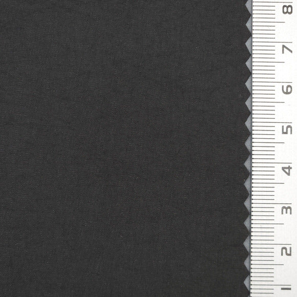 Solid Plain Taffeta Nylon Woven Fabric - FAB1728 - Charcoal Black
