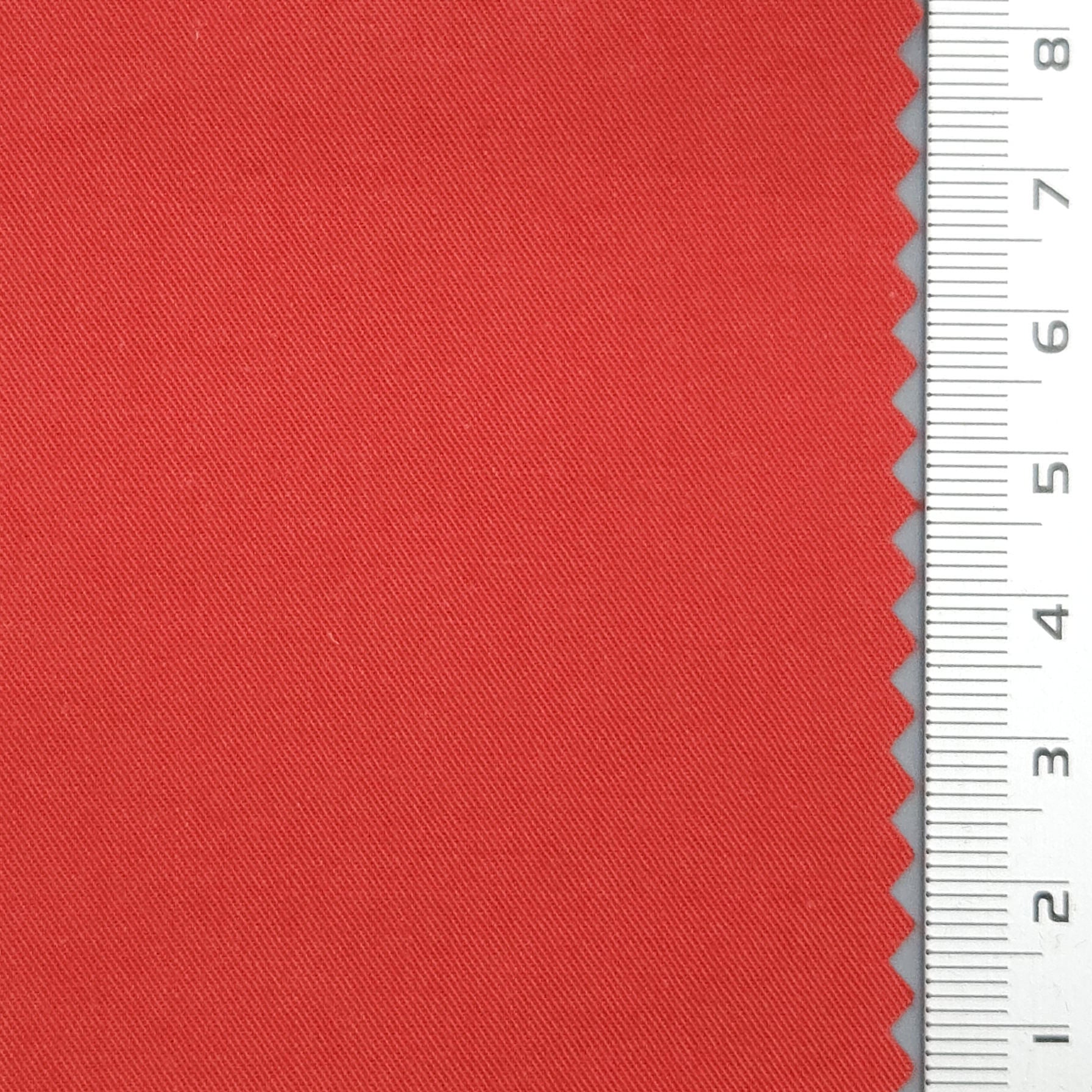 30s High Density Solid Twill Washing Cotton Woven Fabric - FAB 1672 - 32.Fire Brick