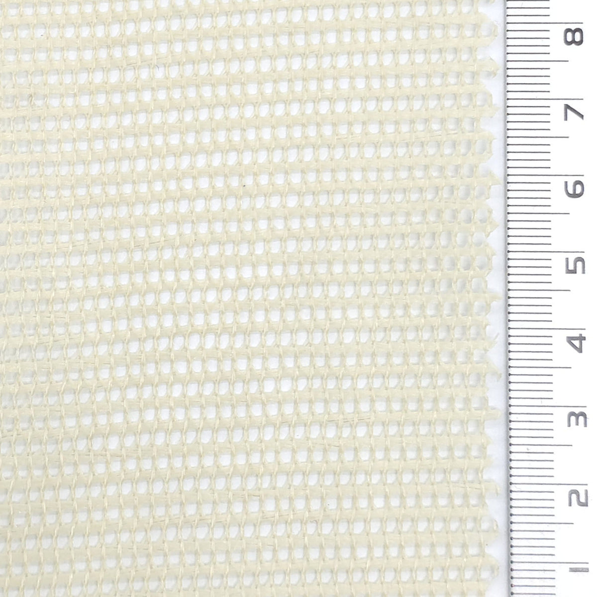 Resin Finished Rigid Nylon Mesh Knit Fabric - FAB1943 - Ivory