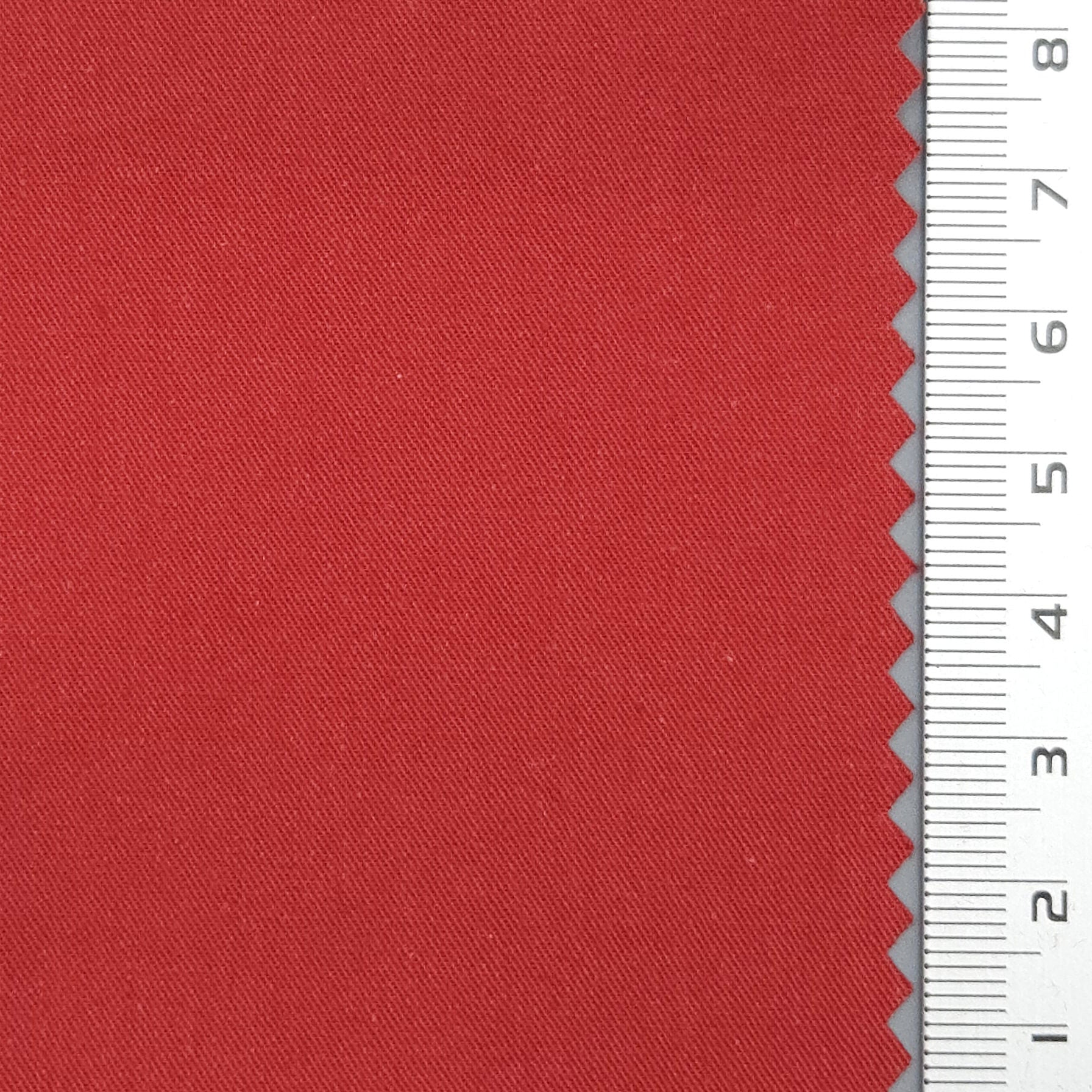30s High Density Solid Twill Washing Cotton Woven Fabric - FAB 1672 - 33.Medium Carmine