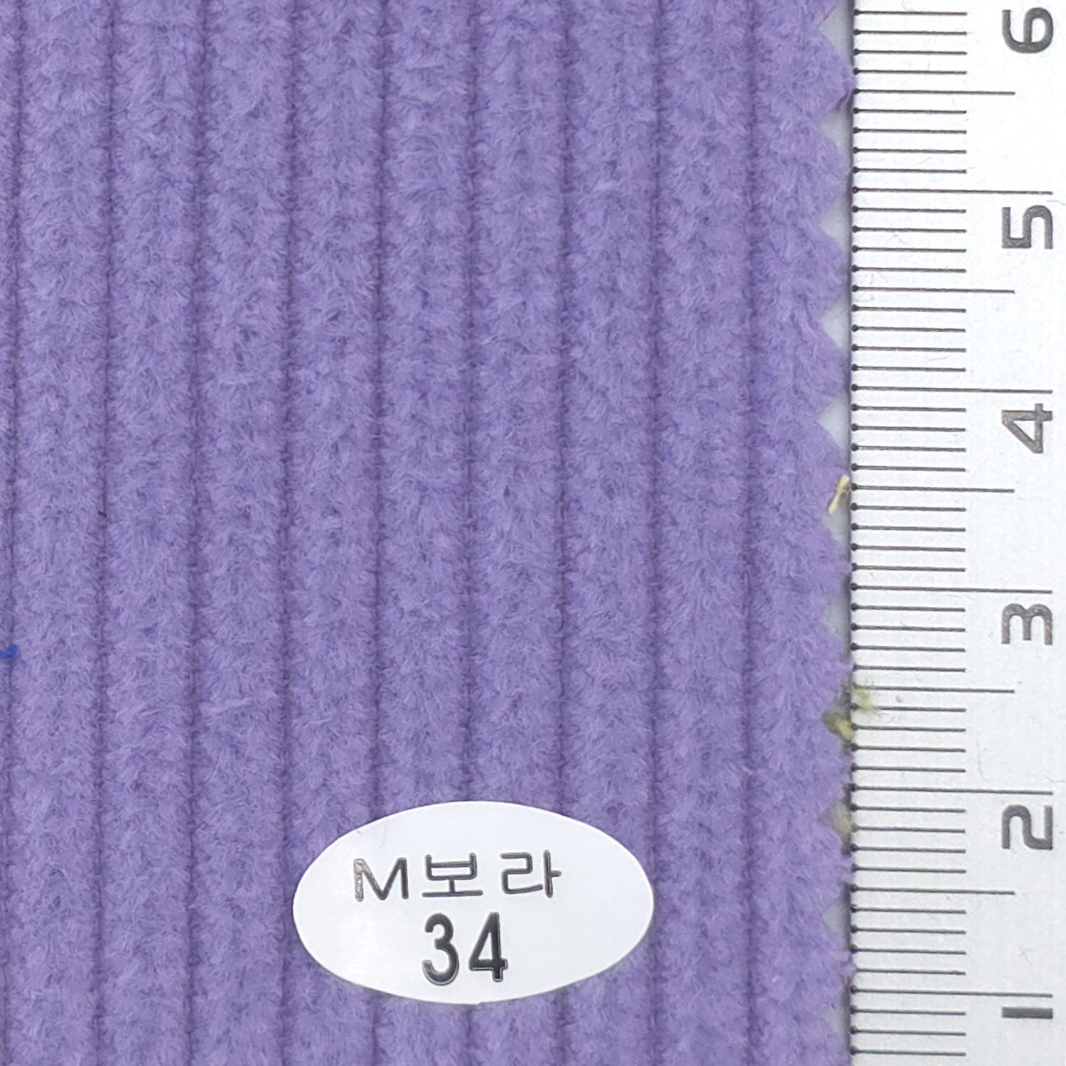 Bluish Purple - 6Wale Solid Corduroy Cotton Woven Fabric - FAB 1656
