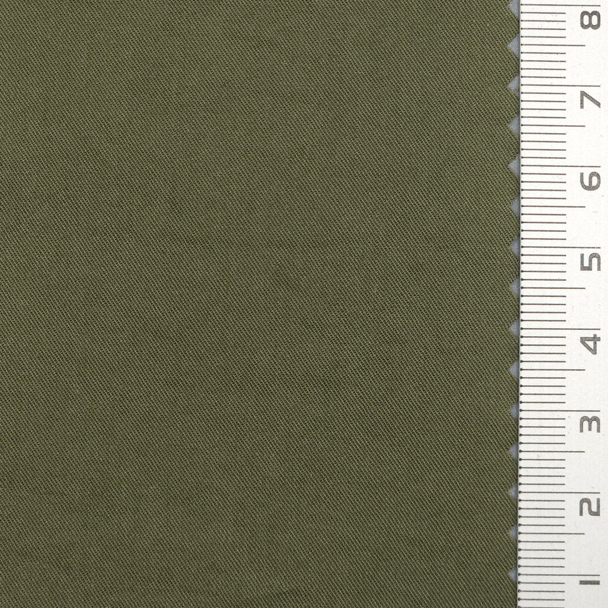 40s Solid Twill Cotton Woven Fabric - FAB1734 - Olive Green