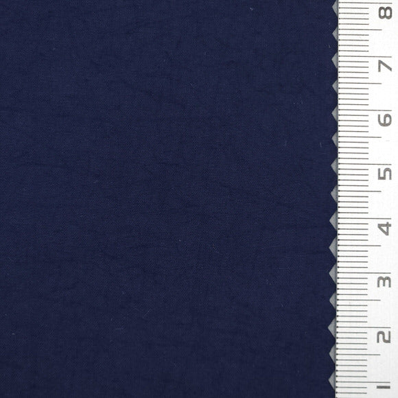 Solid Plain Taffeta Nylon Woven Fabric - FAB1728 - Navy Blue