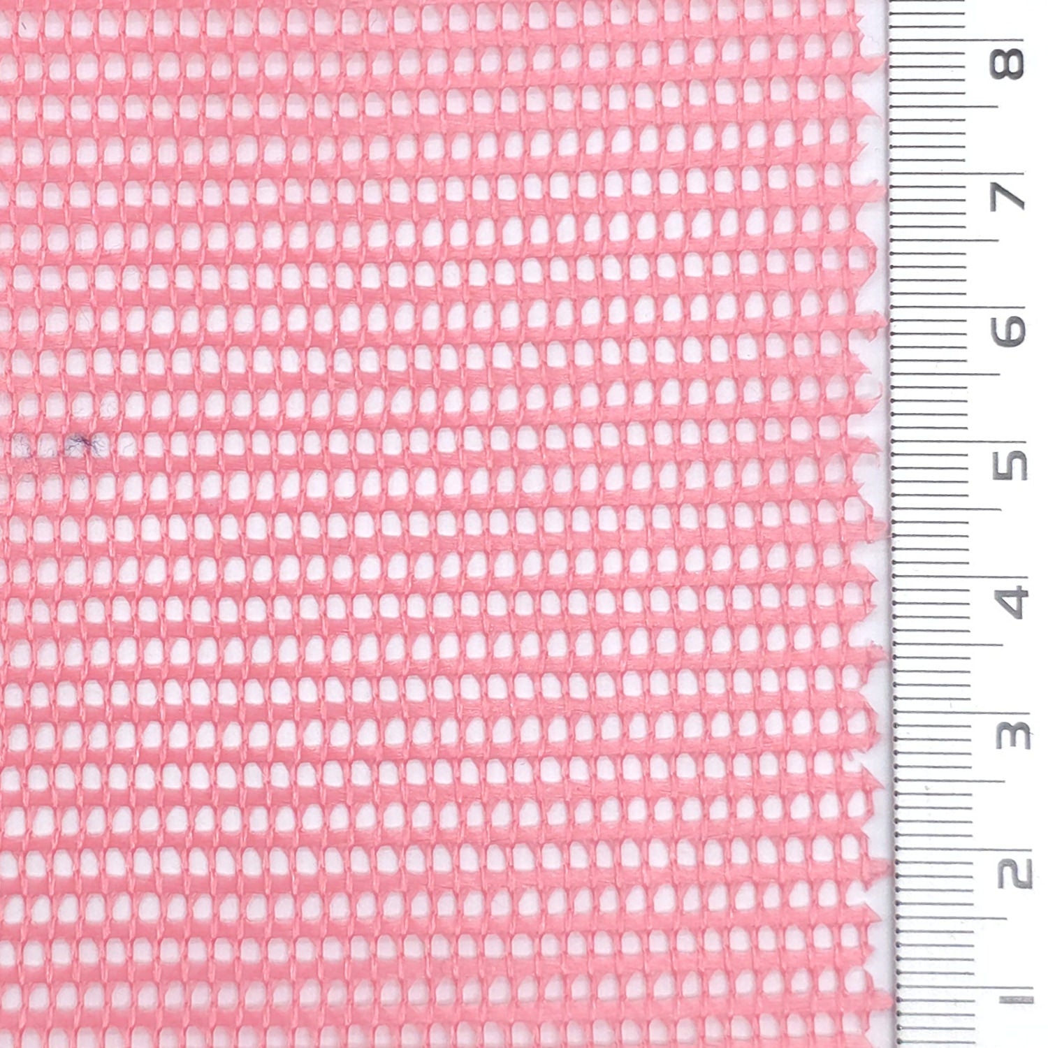 Resin Finished Rigid Nylon Mesh Knit Fabric - FAB1943 - Light Coral