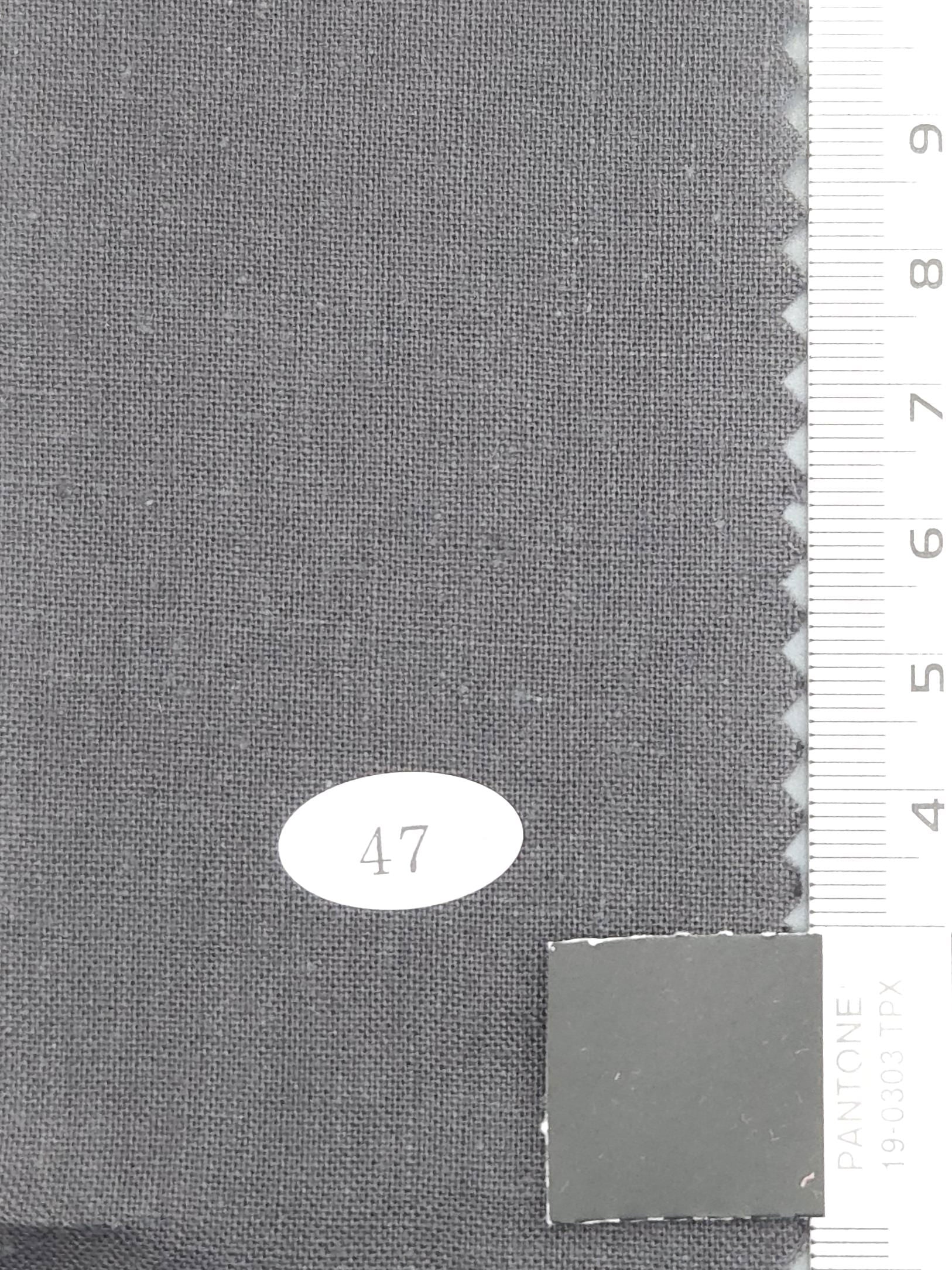 Linen Cotton Woven Fabric - FAB 1267 - 35.Friar Grey