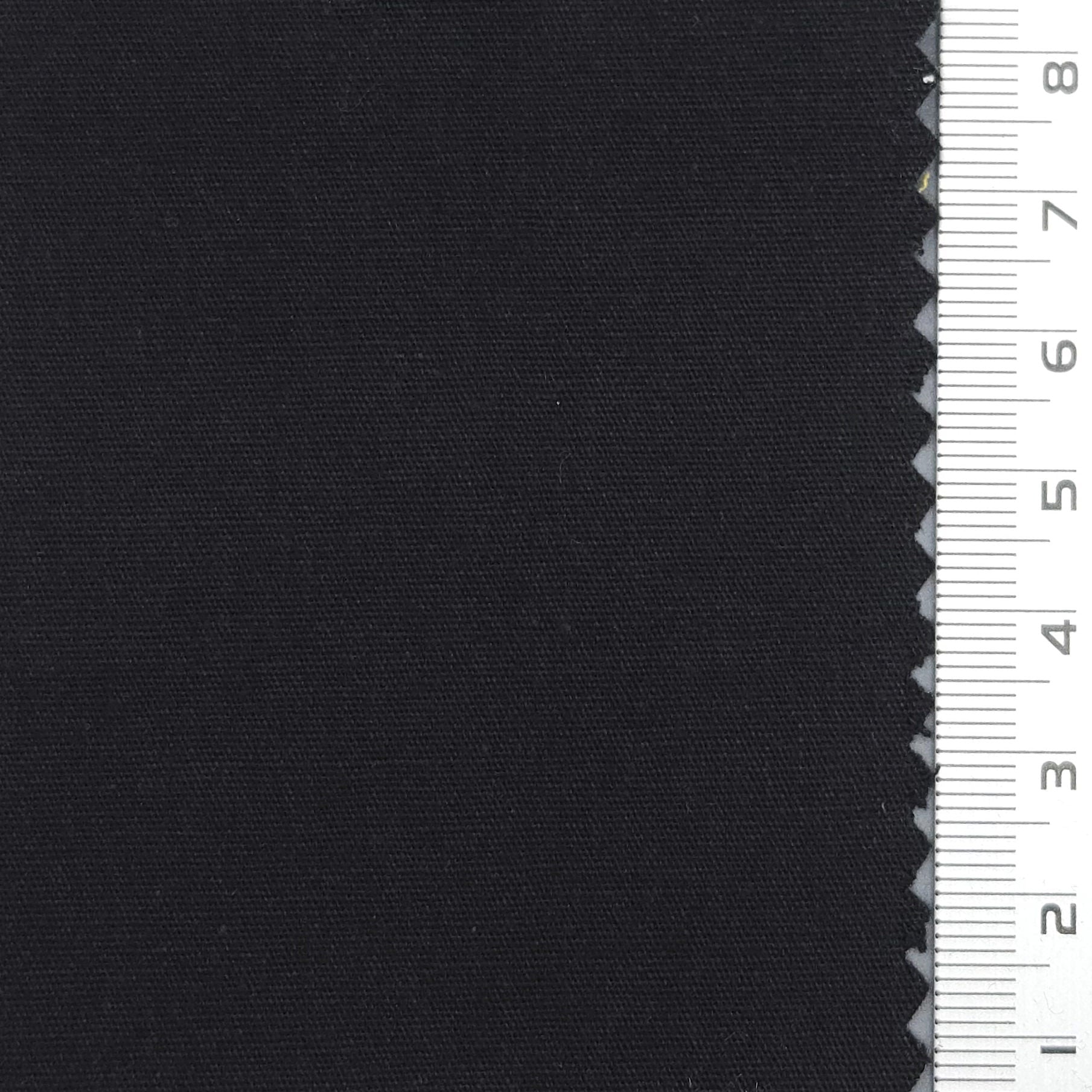 Solid Spandex Cotton Woven Fabric - FAB 1667 - 35.Black