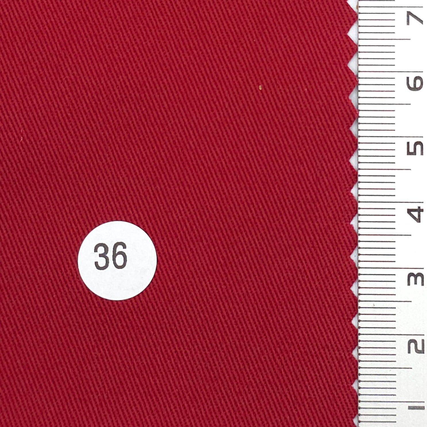 16 Count Solid Twill Cotton Woven Fabric - FAB1817 - Crimson