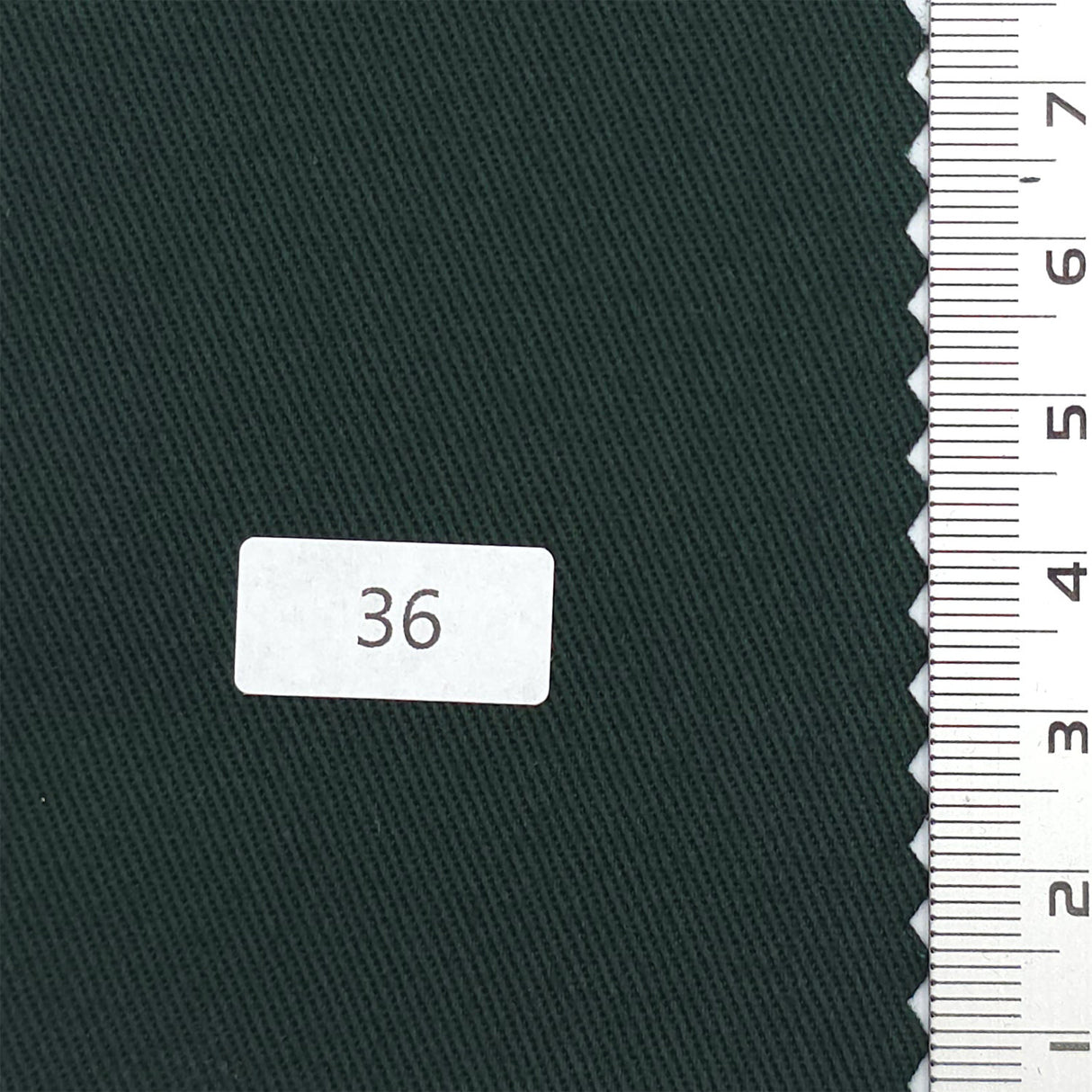 14 Count High Density Solid Twill Cotton Woven Fabric - FAB1816 - Hunter Green
