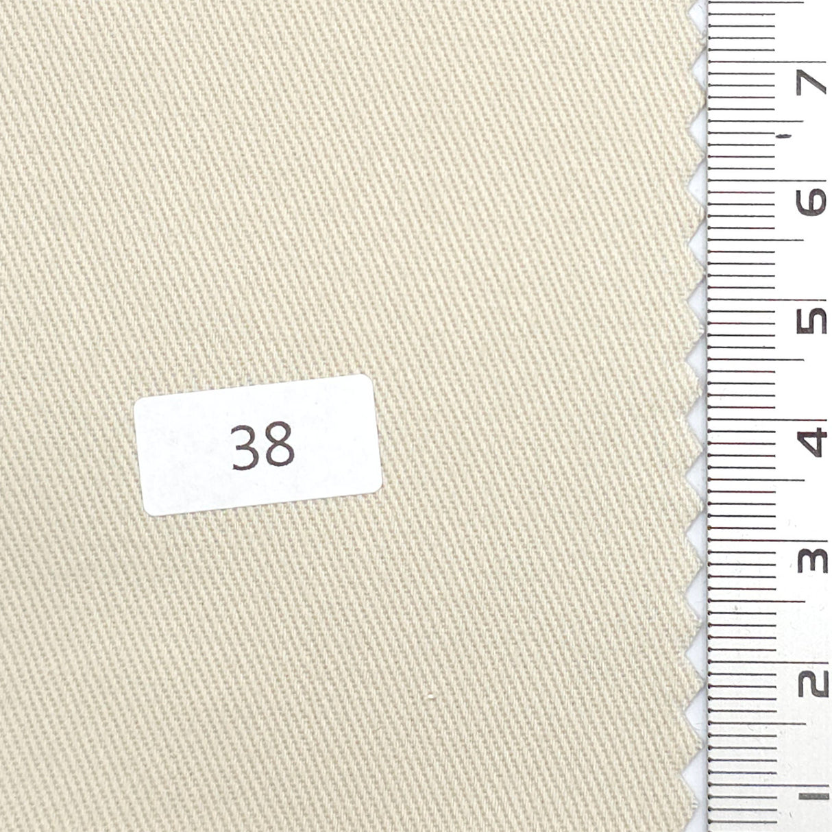 14 Count High Density Solid Twill Cotton Woven Fabric - FAB1816 - Ecru