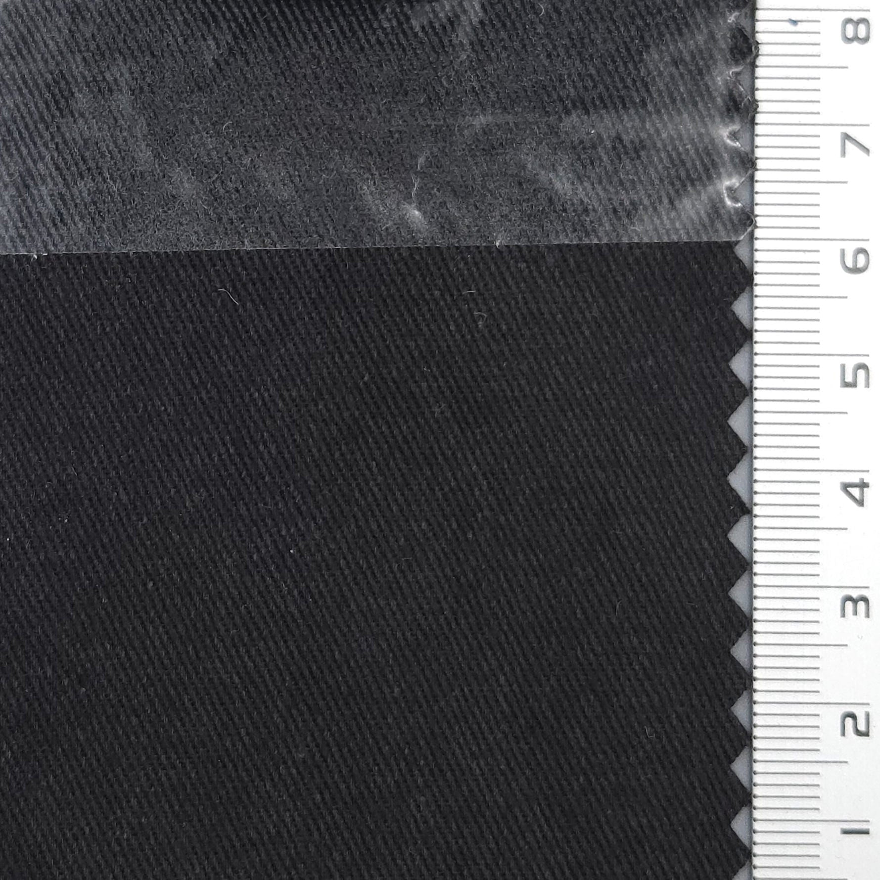 20s High Density Solid Twill Washing Cotton Woven Fabric - FAB 1674 - 38.Black