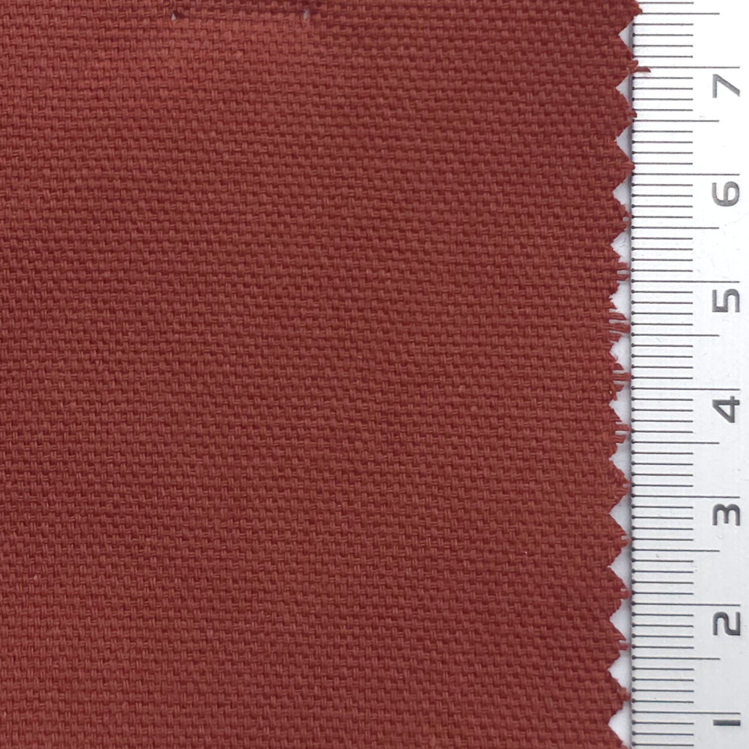 Solid 10 Count Oxford Cotton Woven Fabric - FAB1983 - Brick Red
