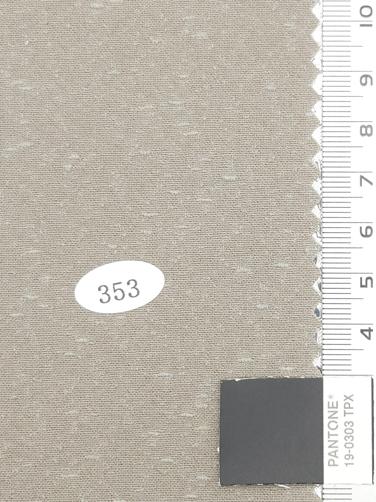 1.Soft Amber-2.Moon Mist-3.Cotton Seed-4.Pearl Bush-5.Ivory - Solid Enzyme Recycled Slub Washing Polyester Rayon Cotton Woven Fabric - FAB 1712