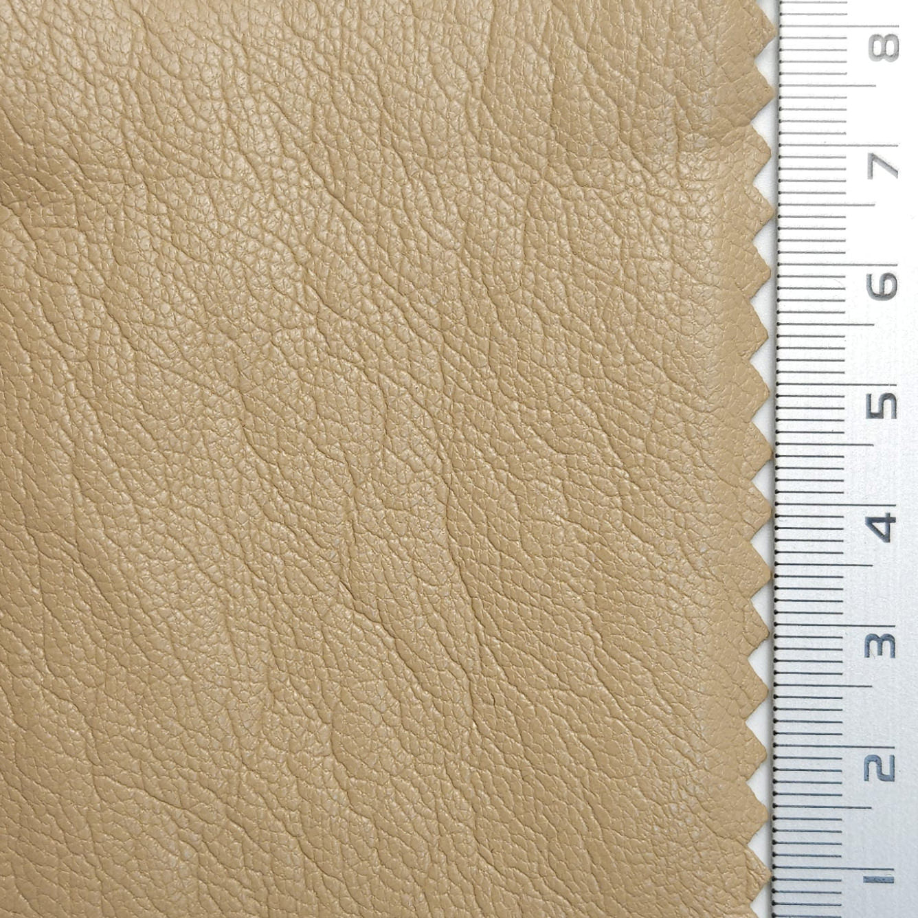 Solid Leather Polyurethane Woven Fabric - FAB 1602 - 3.Beige