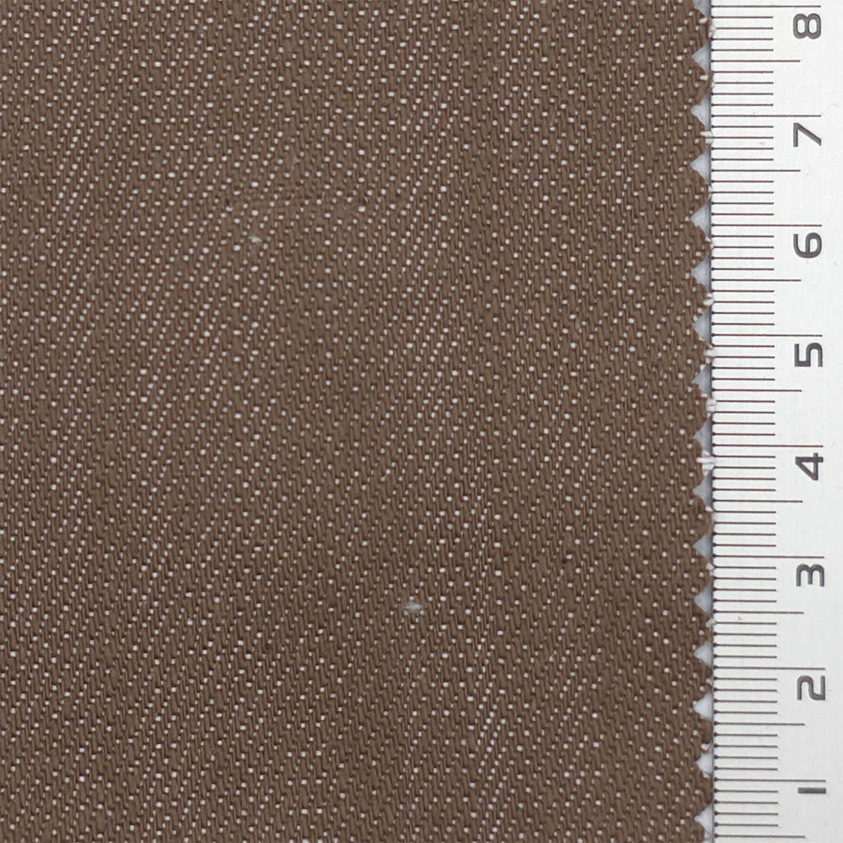 Taupe Slim Non-fade Cotton Woven Fabric - FAB1839
