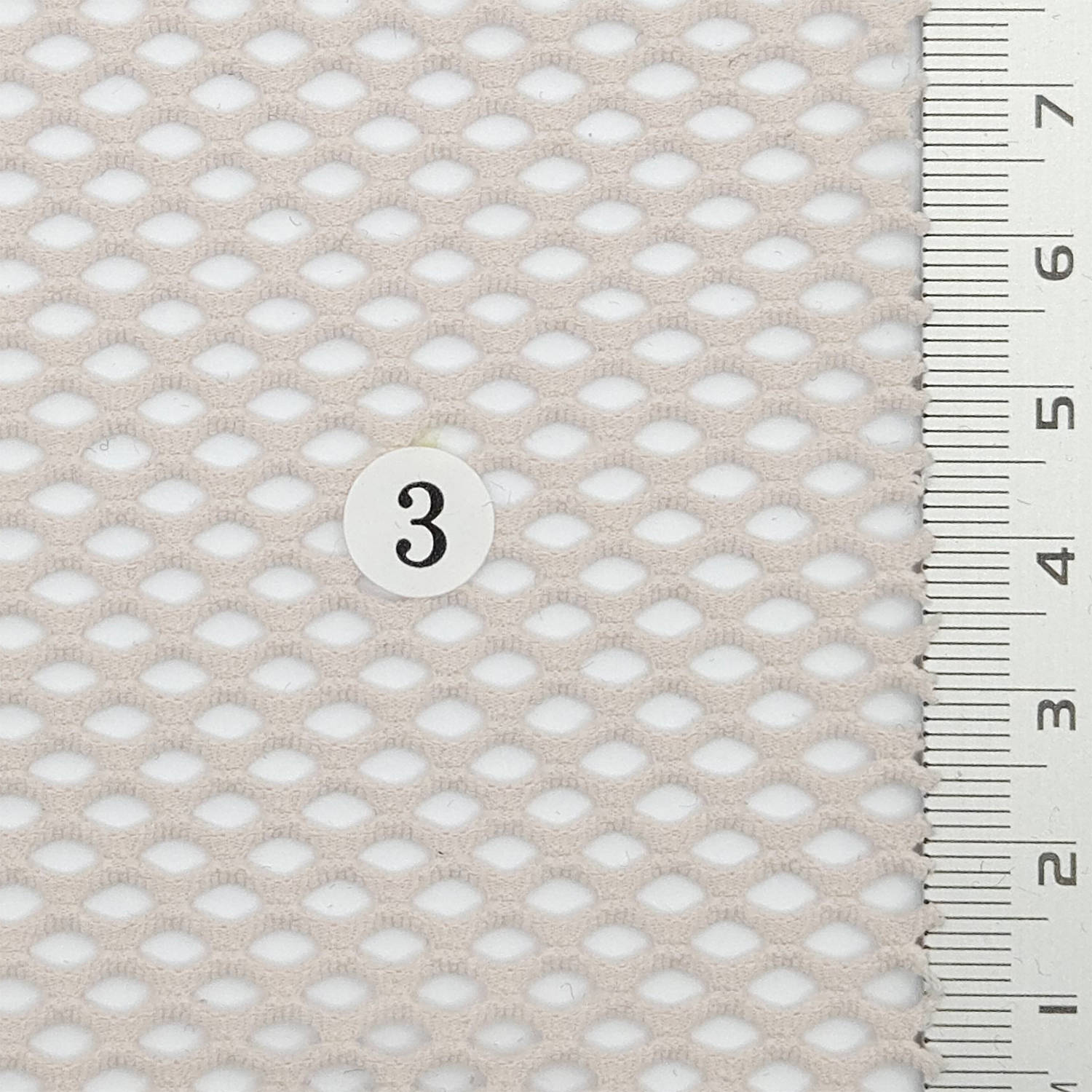 Net Solid Mesh Spandex Polyester Knit Fabric - FAB 1803 - 3.Light pink gray