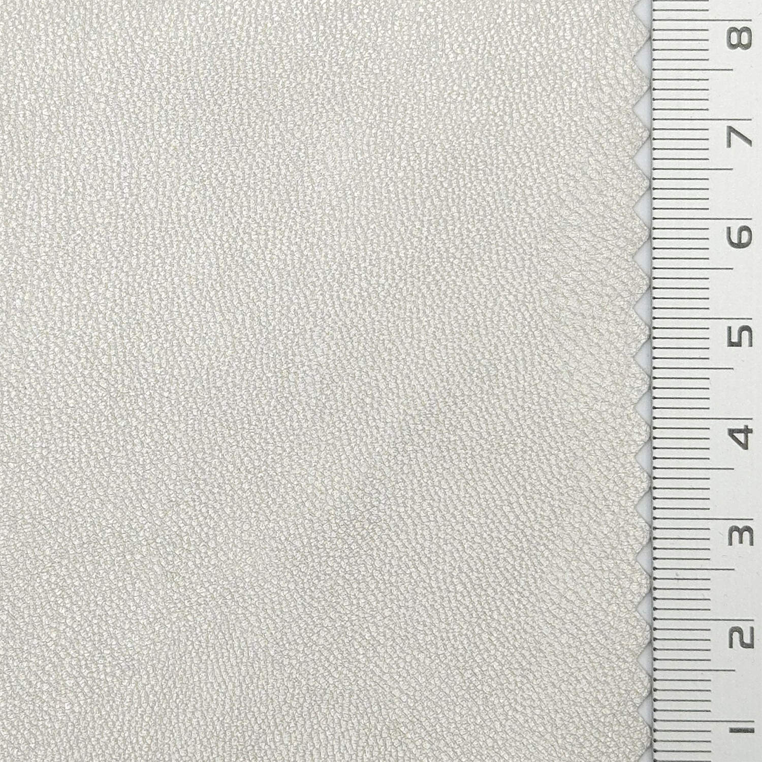 Soft Solid Leather Polyurethane Rayon Knit Fabric - FAB 1806 - 3.Ivory