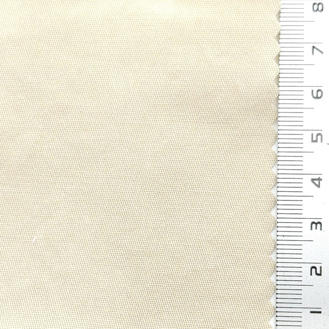 Solid Enzyme Washing 32s Cotton Spandex Woven Fabric - FAB1651 - 1.Travertine-2.Sisal-3.Forget Me Not-4.Loafer-5.Milk White-6.White-7.Bizarre-8.Gainsboro-9.Grey Nurse-10.Zumthor