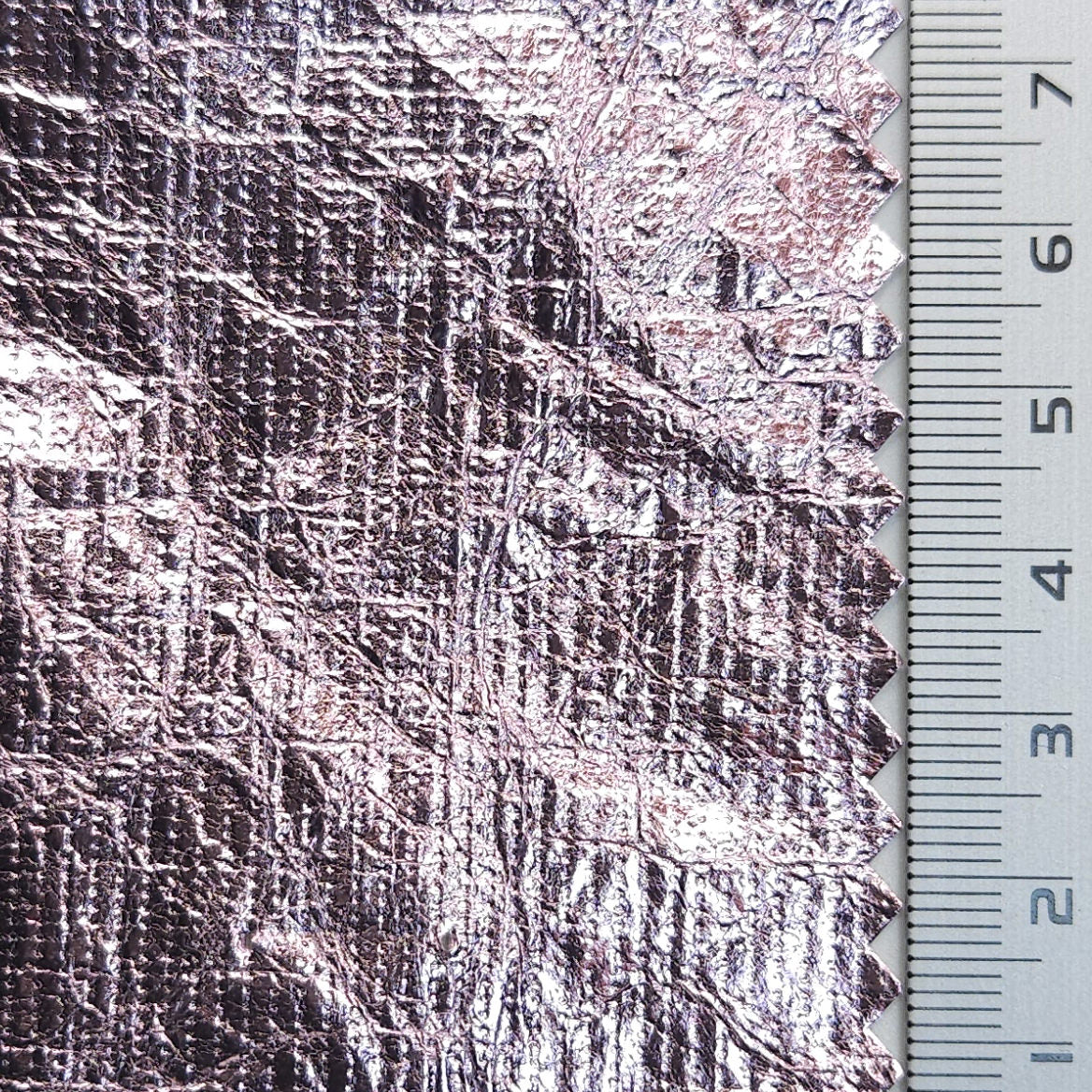 Solid Crack Foil Polyurethane Woven Fabric - FAB 1601 - 3.FAB1601-3