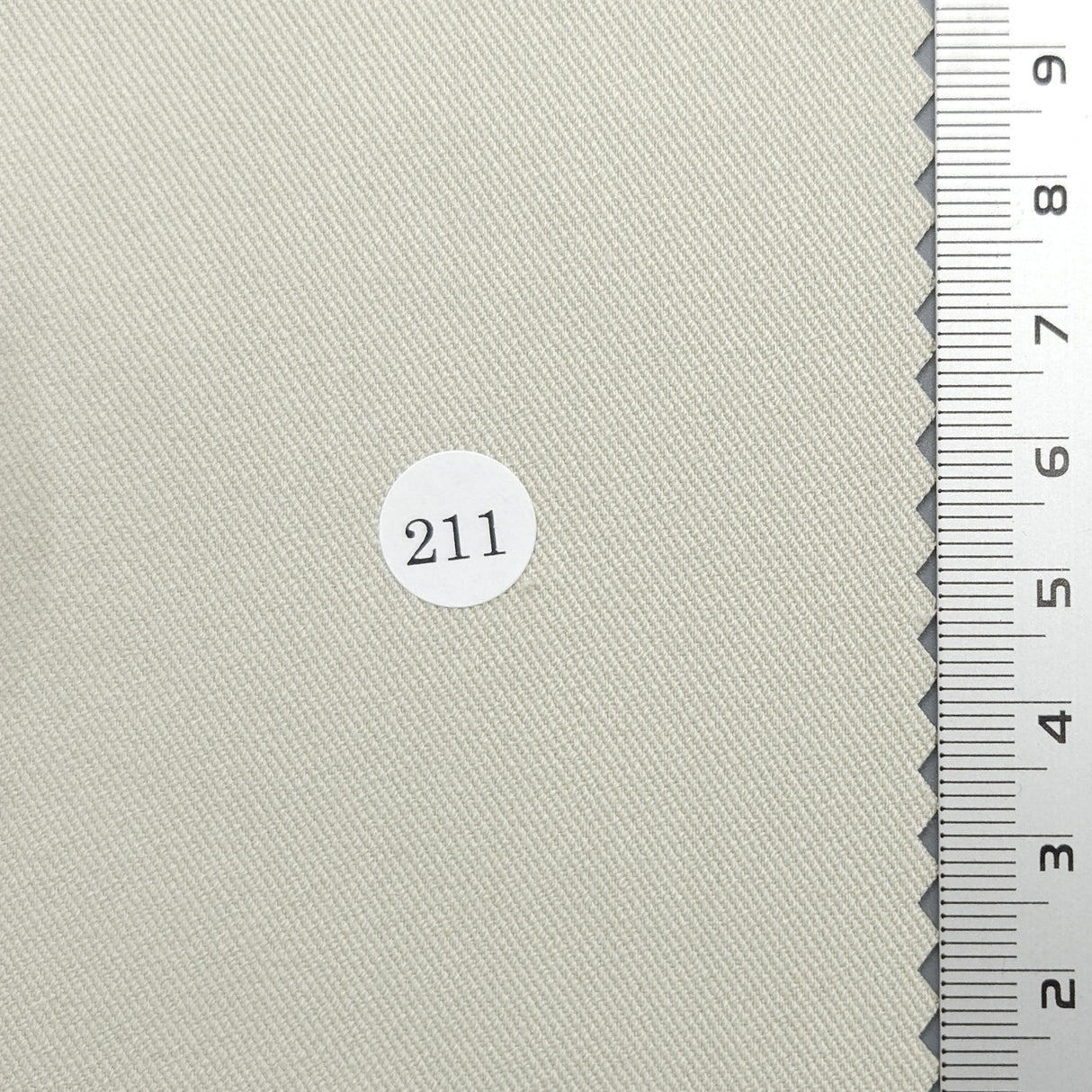 Solid Twill Polyester Rayon Spandex Woven Fabric - FAB1694 - 1.Ivory Beige (213)-2.Beige (212)-3.Green Ivory (211)-4.Yellow Beige (210)-5.Pink (209)-6.Ivory (208)-7.White (207)-8.Grey (206)-9.Brown (205)-10.Light Charcoal (204)