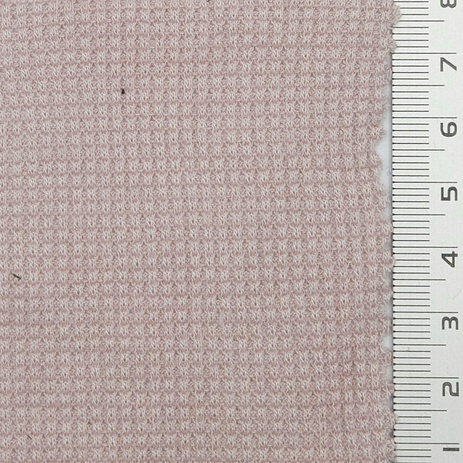 Solid Waffle Spandex Rayon Polyester Knit Fabric - FAB 1809 - 3.Gray Pink