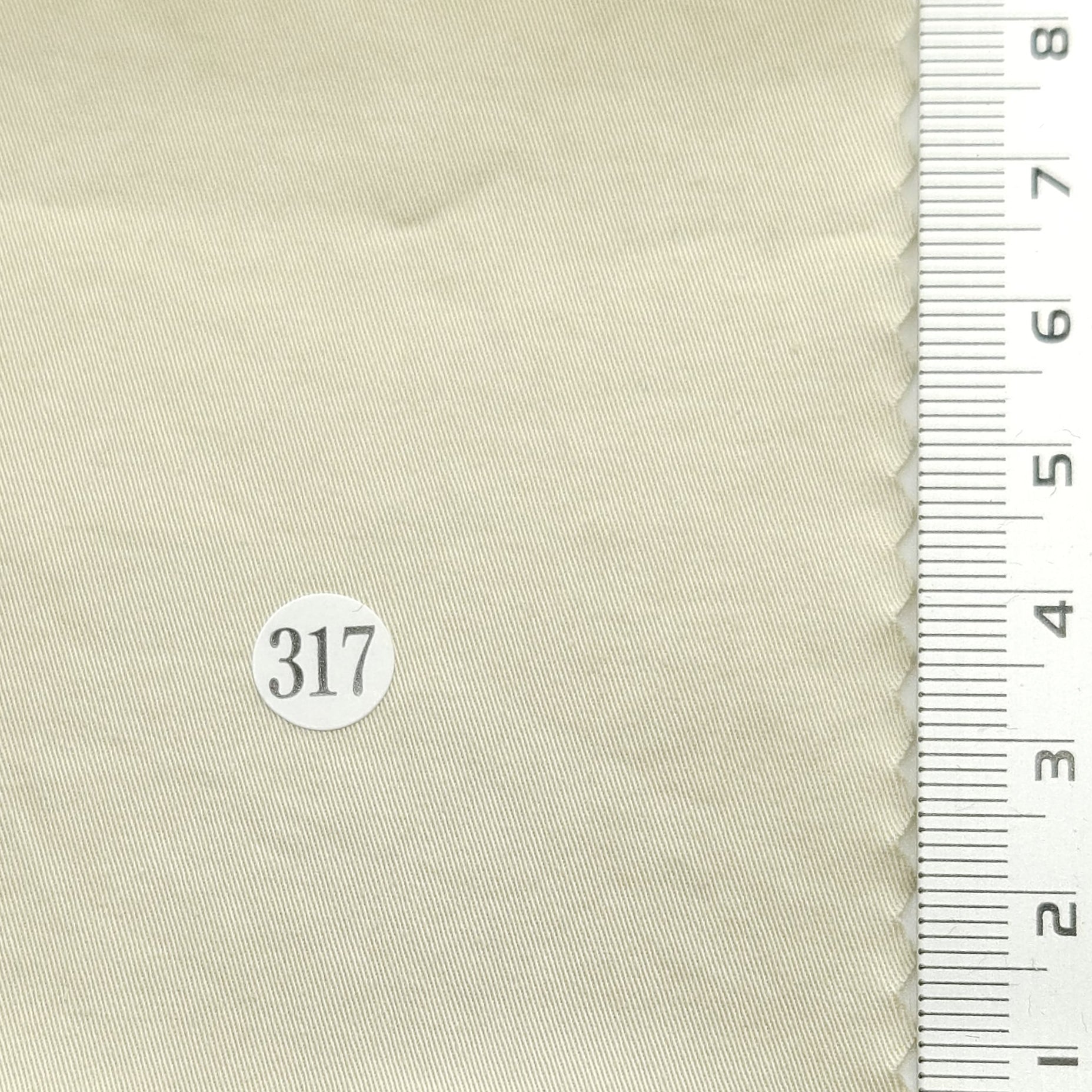 Solid Enzyme Twill Cotton Spandex Woven Fabric - FAB 1568 - 3.Beige (317)