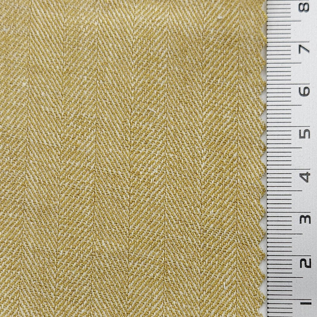 Herringbone Enzyme Washing Rayon Spandex Cotton Linen Woven Fabric - FAB1652 - 1.Echo Blue-2.Tower Grey-3.Gimblet-4.Mercury-5.Chatelle-6.Bizarre-7.Bison Hide-8.Sisal-9.Casper-10.N/A