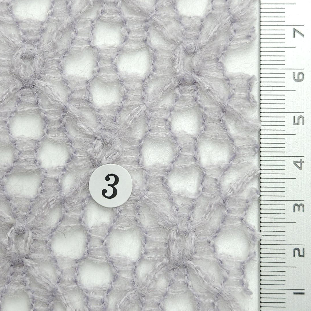 Solid Brushed Mesh Wool Acrylic Knit Fabric - FAB 1594 - FAB1594-3