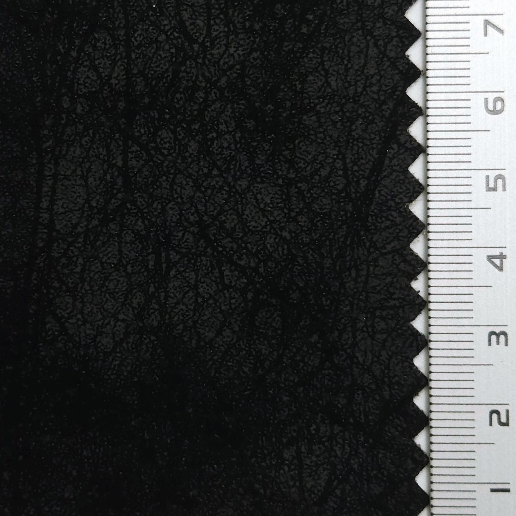 1.Kangaroo-2.Beige-3.Black-4.Opal-Swatch - Crack Suede Polyester Knit Fabric - FAB 1572