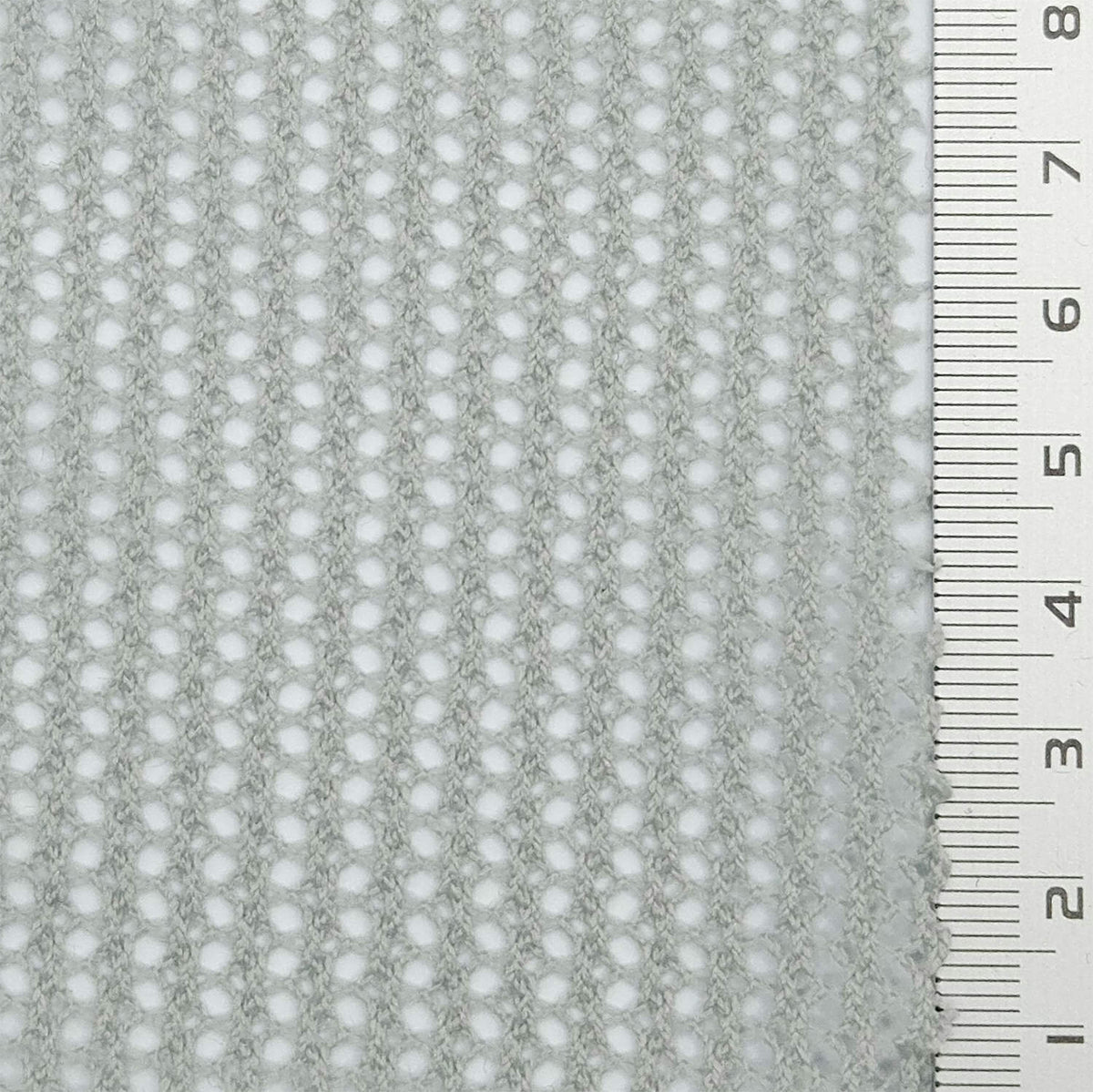 1.White-2.Ivory-3.Mint Green-4.Navy-5.Black - Stripe Mesh Polyester Knit Fabric - FAB 1801