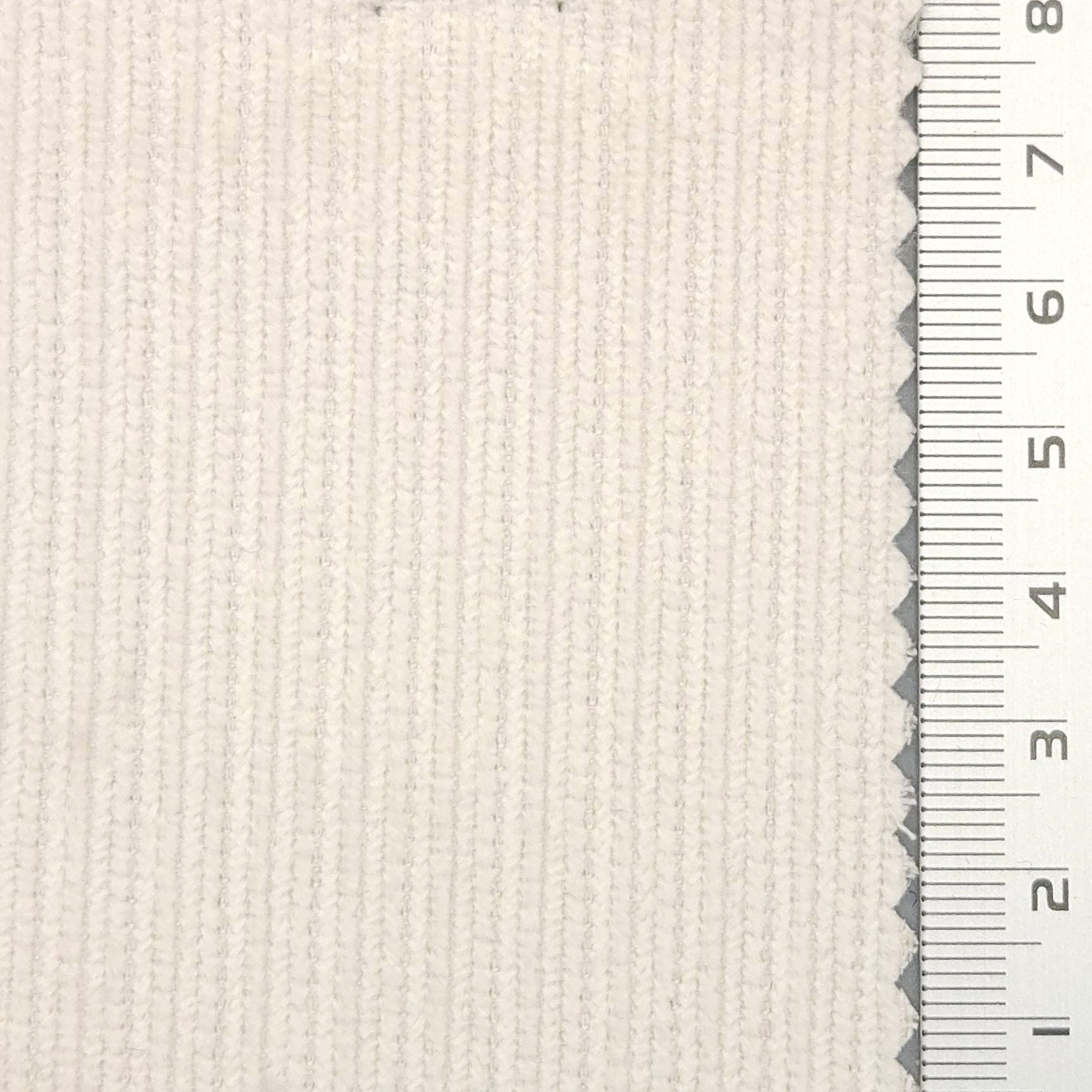 8Wale Solid Corduroy Tencel Cotton Woven Fabric - FAB 1677 - 3.White Linen