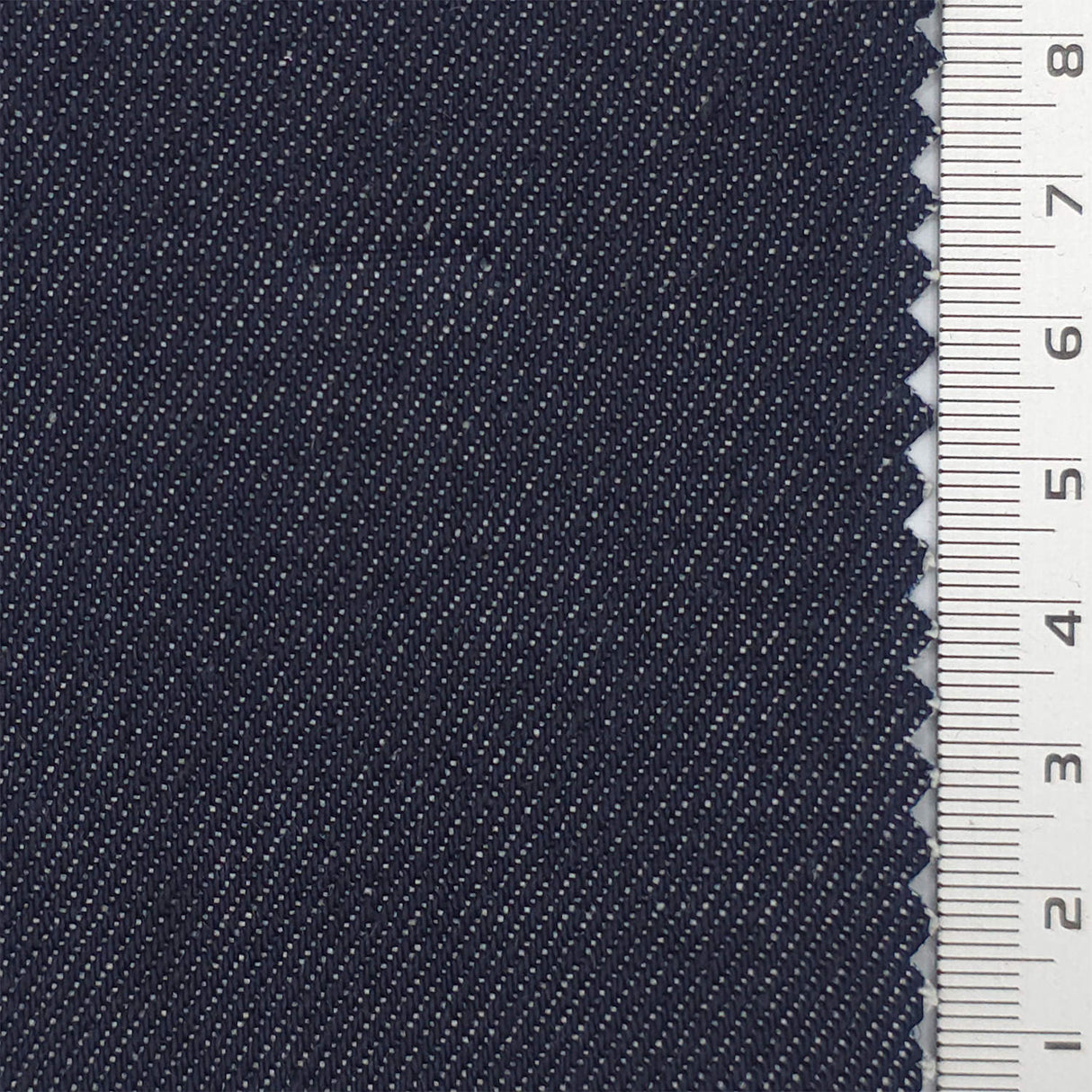 Navy Blue Premium Rigid Denim Cotton Woven Fabric - FAB1836