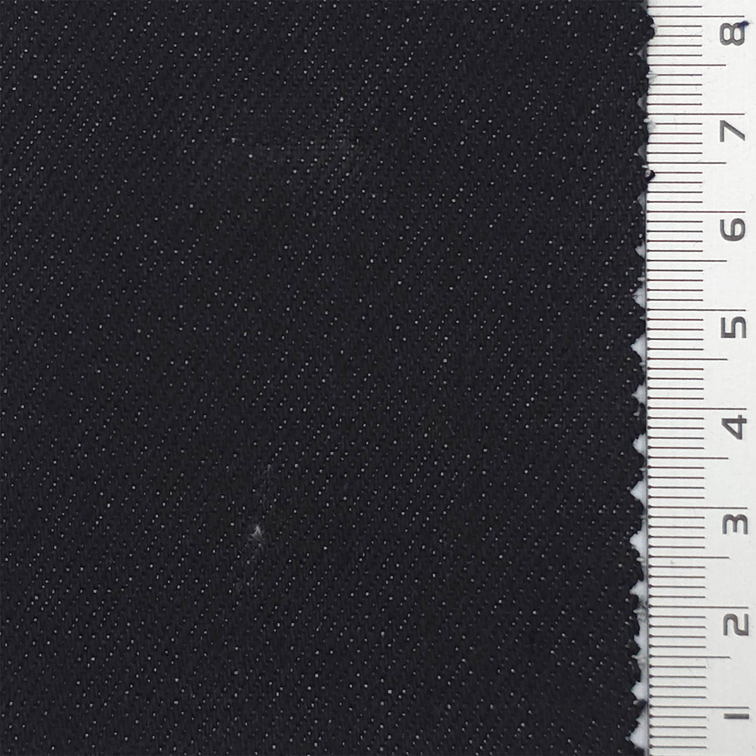 1.Navy Blue-2.Navy Black-3.Black-4.White-5.Charcoal Gray - Fake Denim Cotton Poly Woven Fabric - FAB 1838