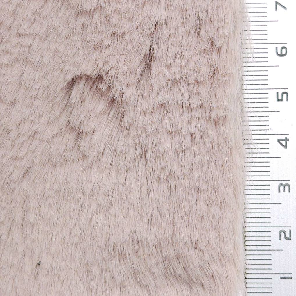 1.Ivory-2.Beige-3.Pink-4.Dark Coral-5.Grey - Faux Fur 15MM Pile Fabric - FAB 1105