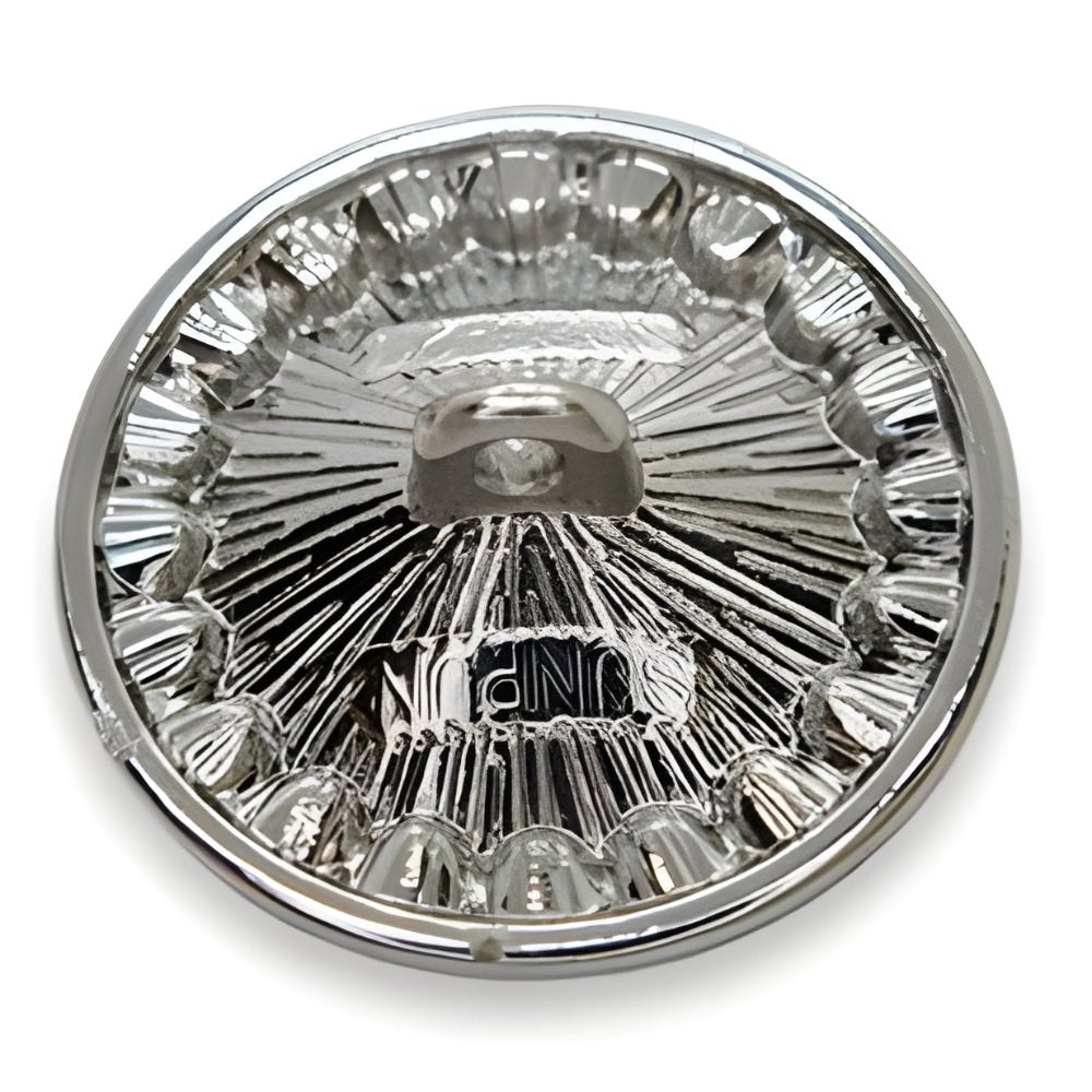 15~23mm Sparkling Clear Crystal Buttons - FBTN237 - Silver / 15mm-Silver / 18mm-Silver / 21mm-Silver / 23mm