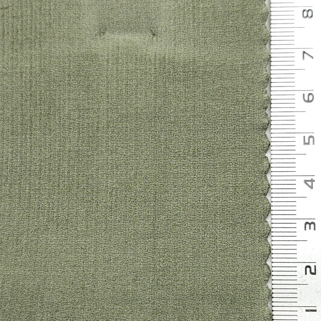 21 Wale Solid Corduroy Spandex Cotton Woven Fabric - FAB 1654 - 3.Sage
