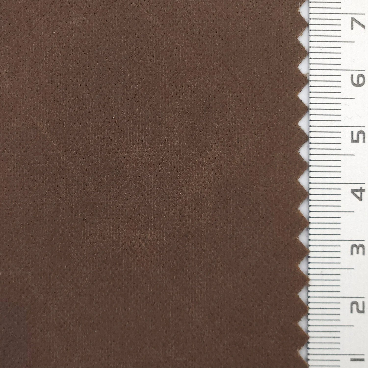 Solid Crack Suede Polyurethane Polyester Knit Fabric - FAB 1764 - 3.Chocolate