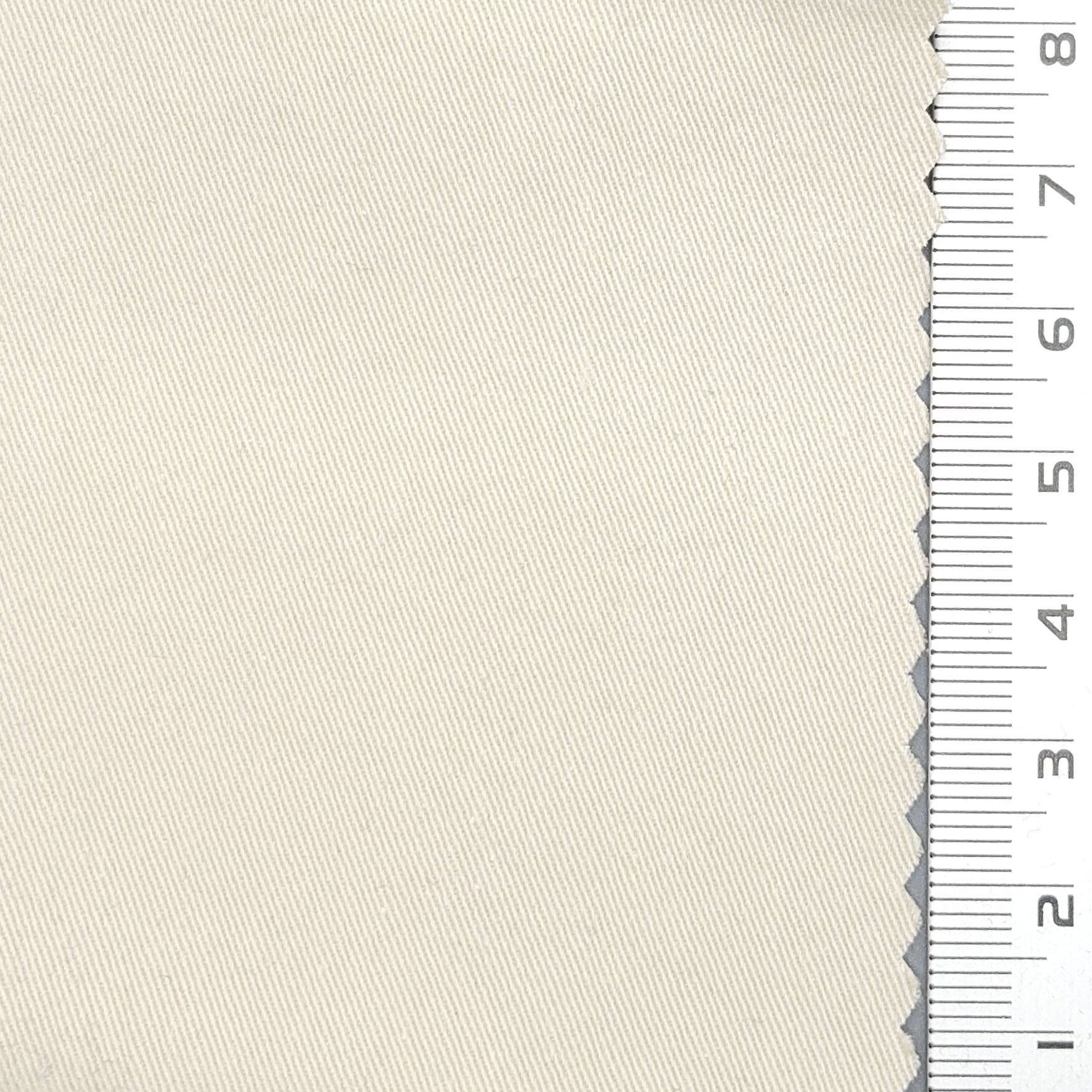 20s High Density Solid Enzyme Washing Spandex Cotton Woven Fabric - FAB 1664 - 3.Apricot White