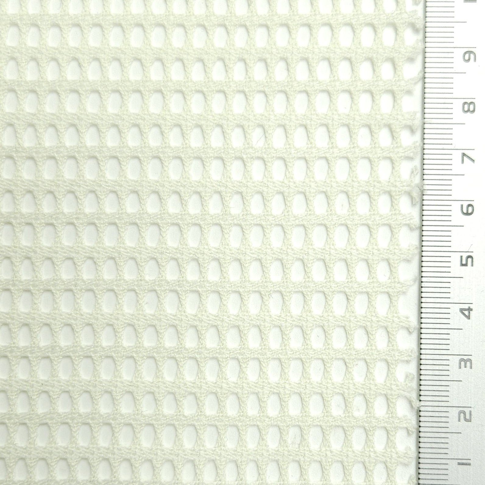 1.White-2.Travertine-3.Loafer-4.Porcelain-5.Midnight Express - Solid Lace Mesh Polyester Knit Fabric - FAB 1576