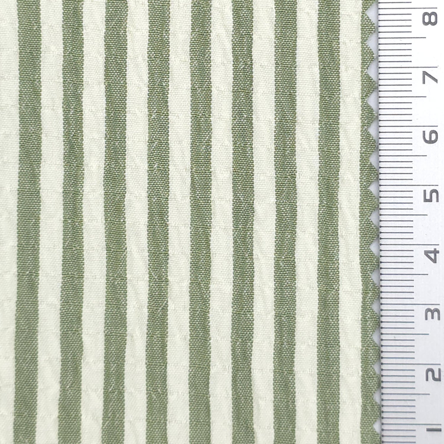 Stripe Polyester Rayon Woven Fabric - FAB1961 - Sage Green