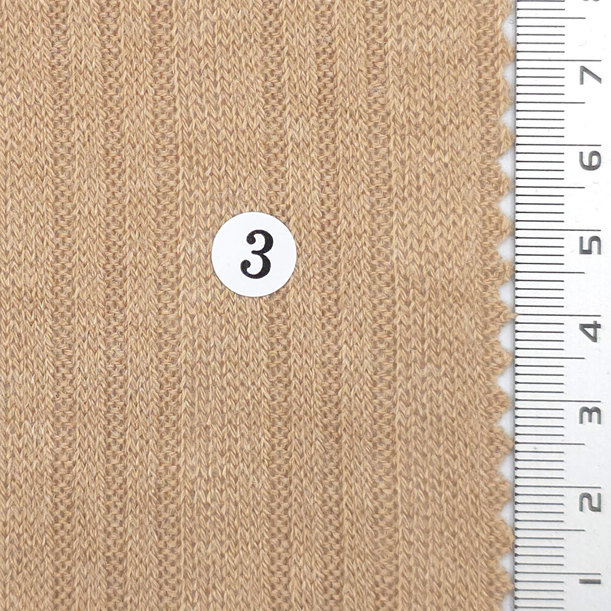 Hairy TR Stripe Irregular Rayon Polyester Knit Fabric - FAB1818 - 1.Pink Beige-2.Beige-3.Beige-4.Olive-5.Mint Blue-6.Green Khaki-7.Brown-8.Melange Gray-9.Charcoal-10.Navy